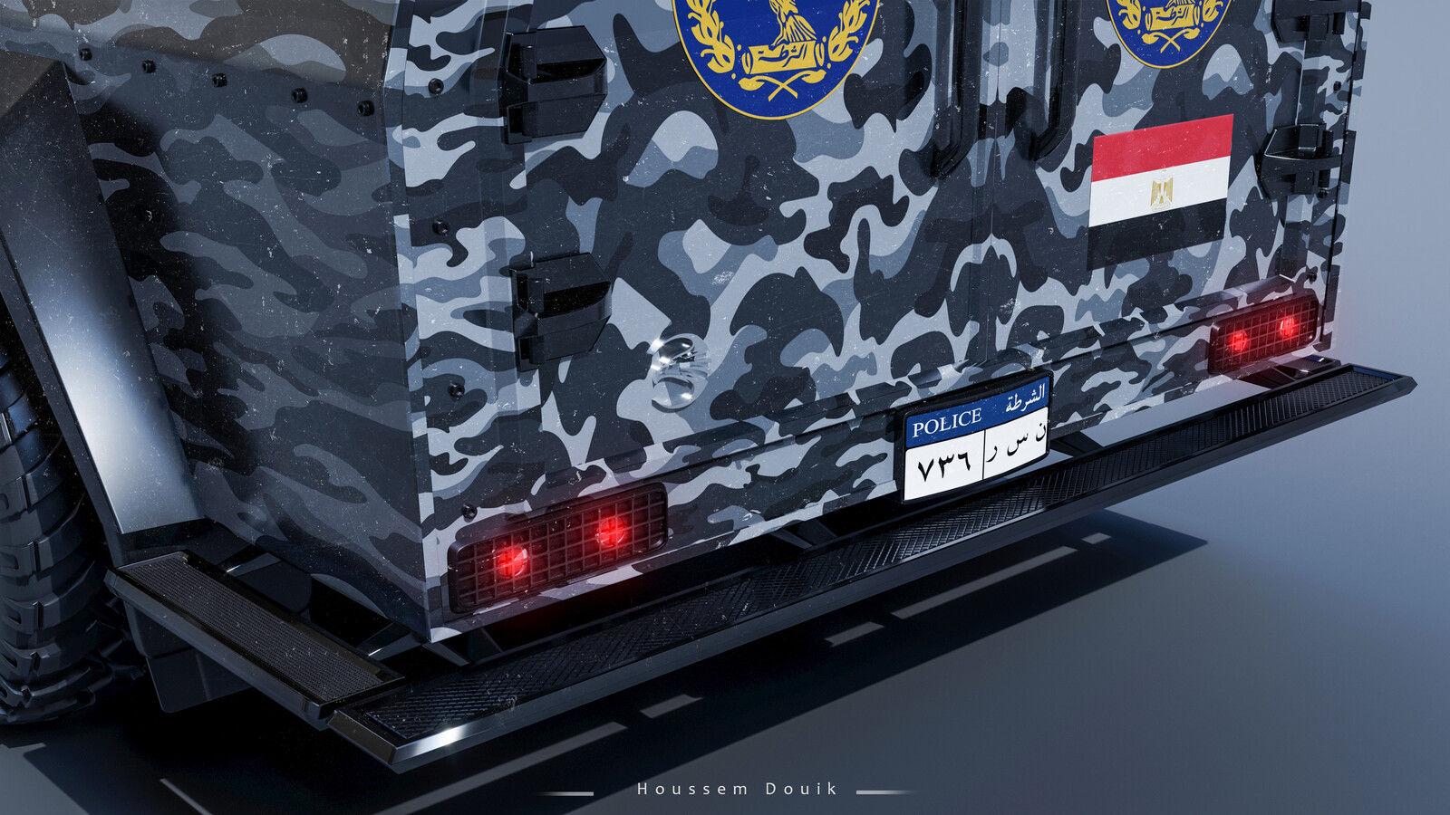 Police urban version of the Thebes
Armored Police Truck