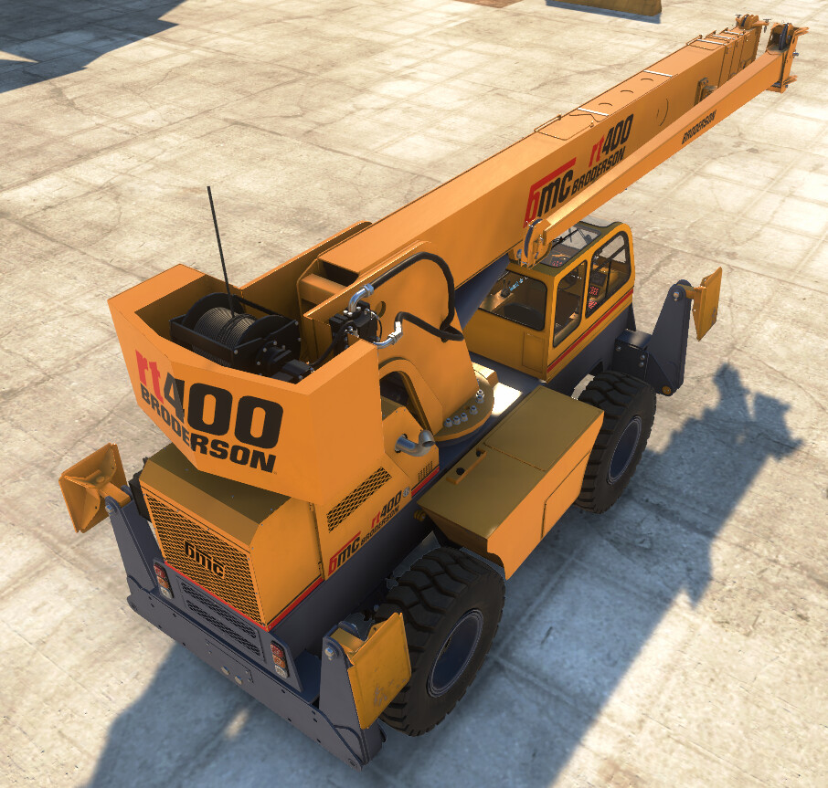 Gerry Ricard Broderson RT400 Crane Vehicle Model