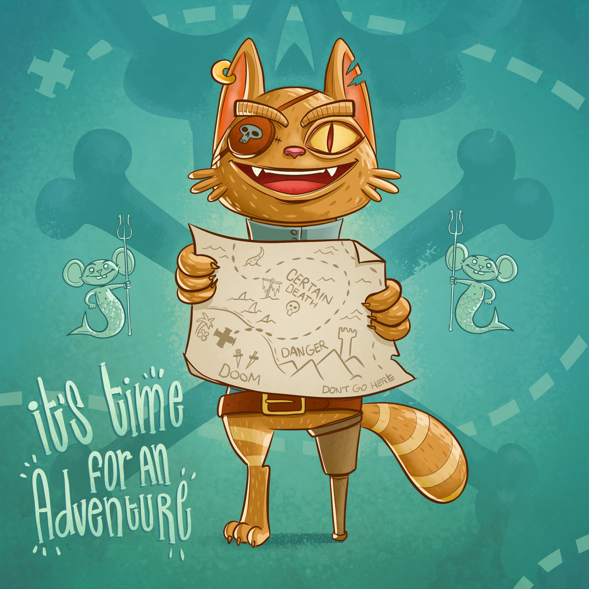 ArtStation Adventure Cat