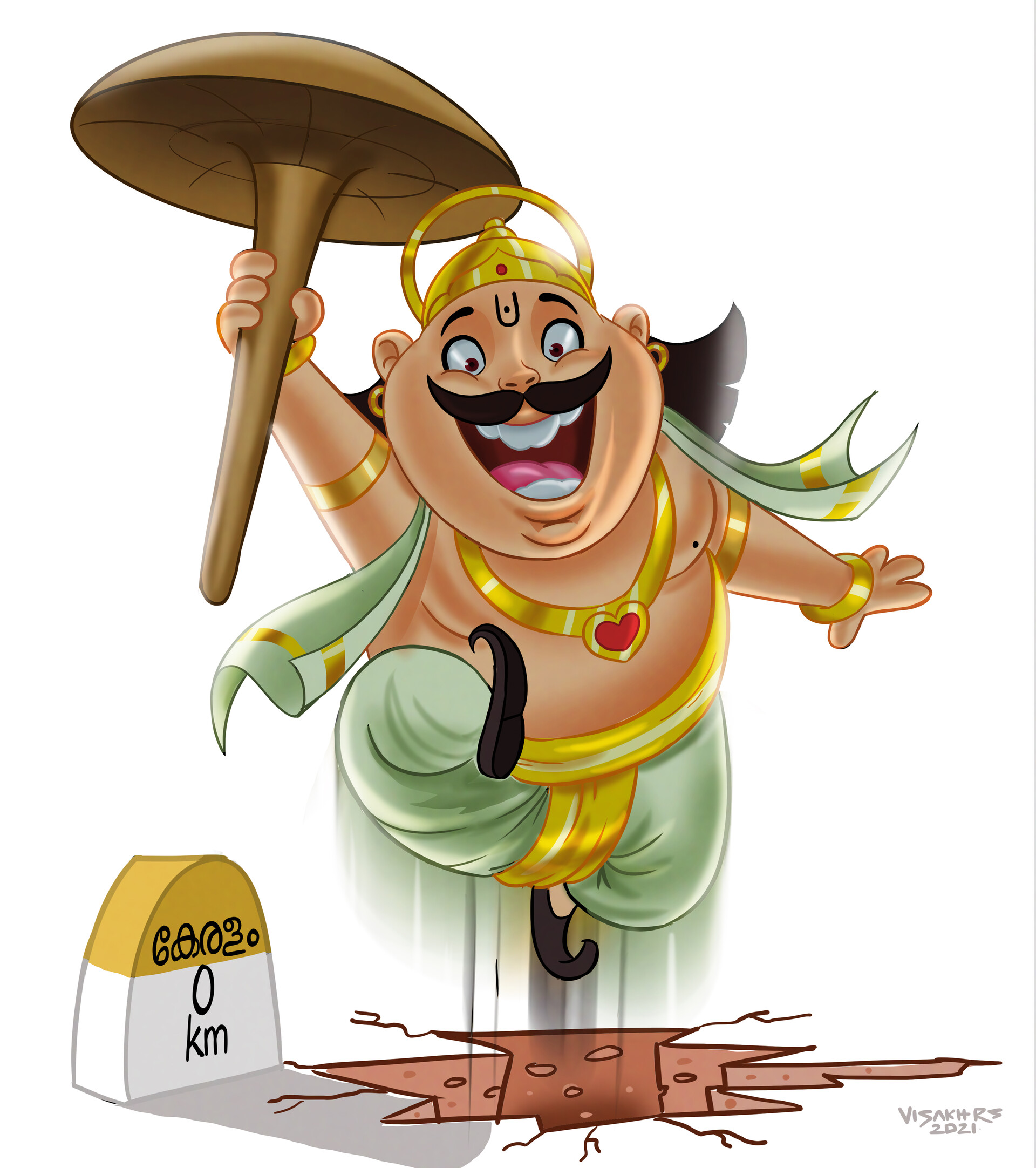 Kerala Onam Festival Mahabali Also Known Maveli Line Drawing Royalty Free  SVG, Cliparts, Vectors, and Stock Illustration. Image 154556313.