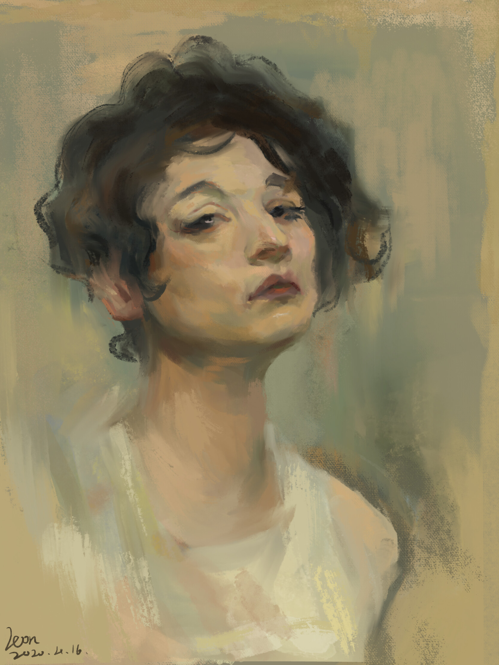 ArtStation - 油画人像