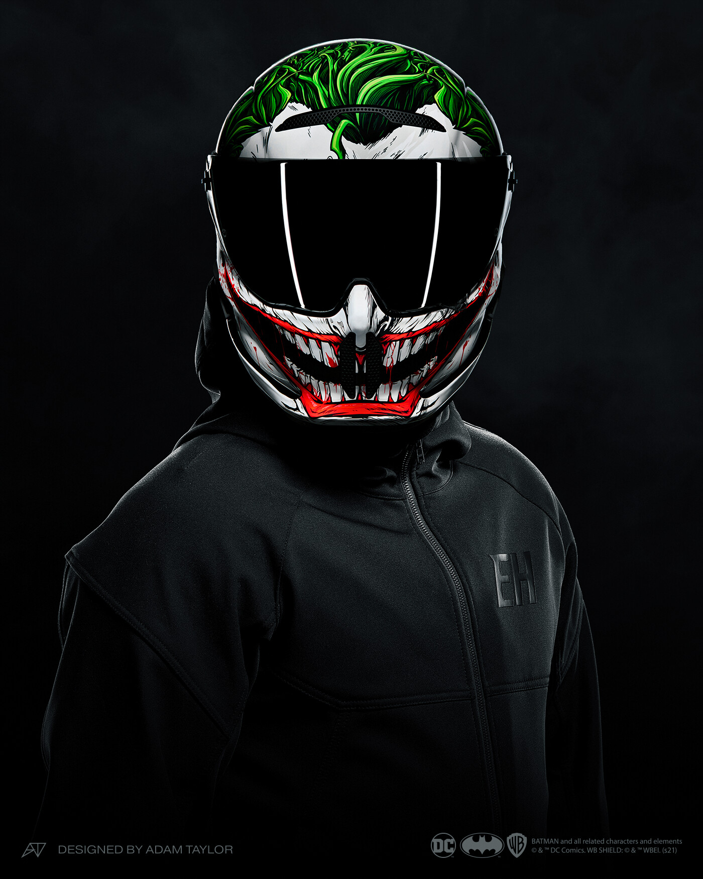 Joker helmet design sale