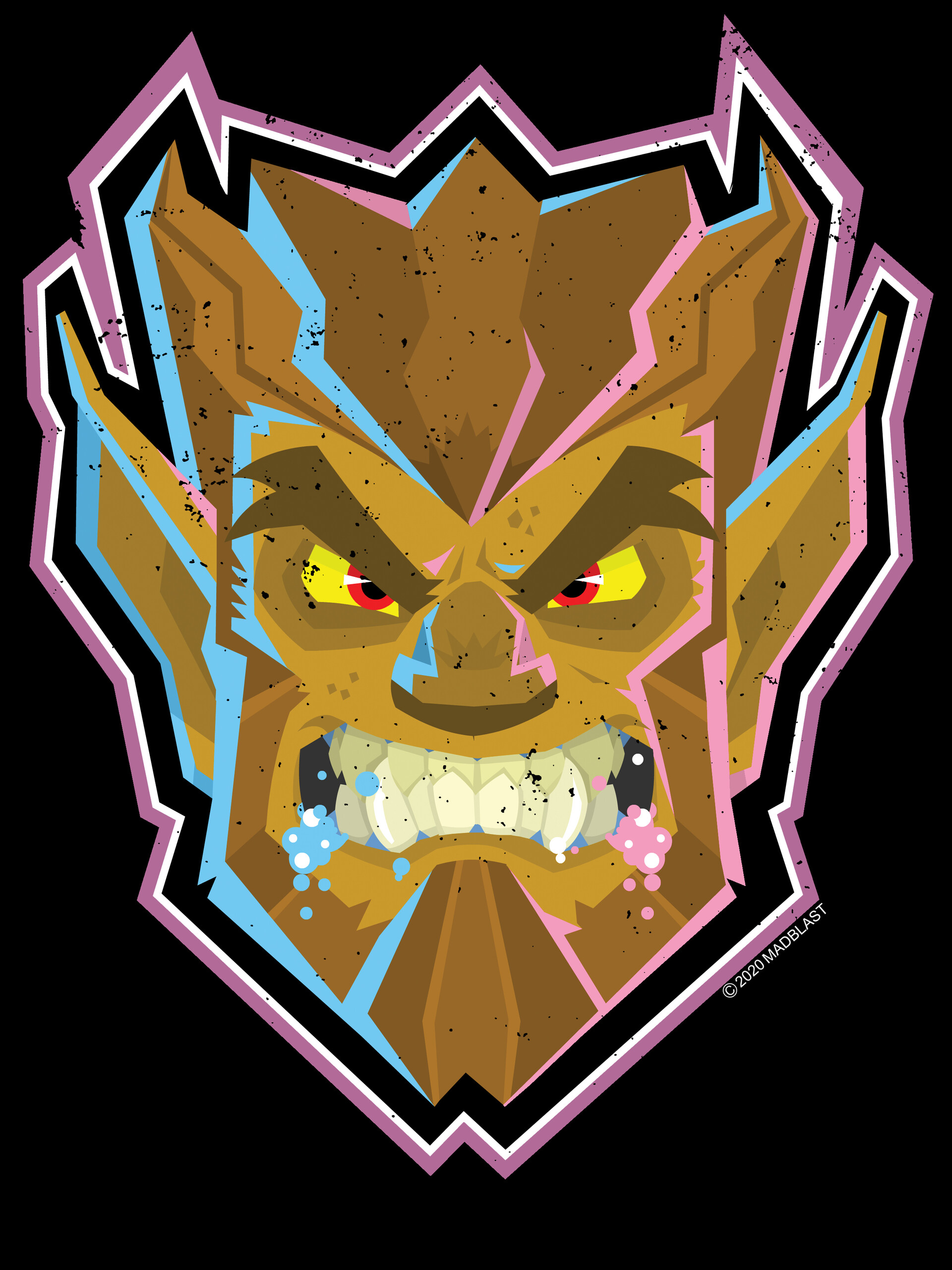 ArtStation - Werewolf T-shirt Design