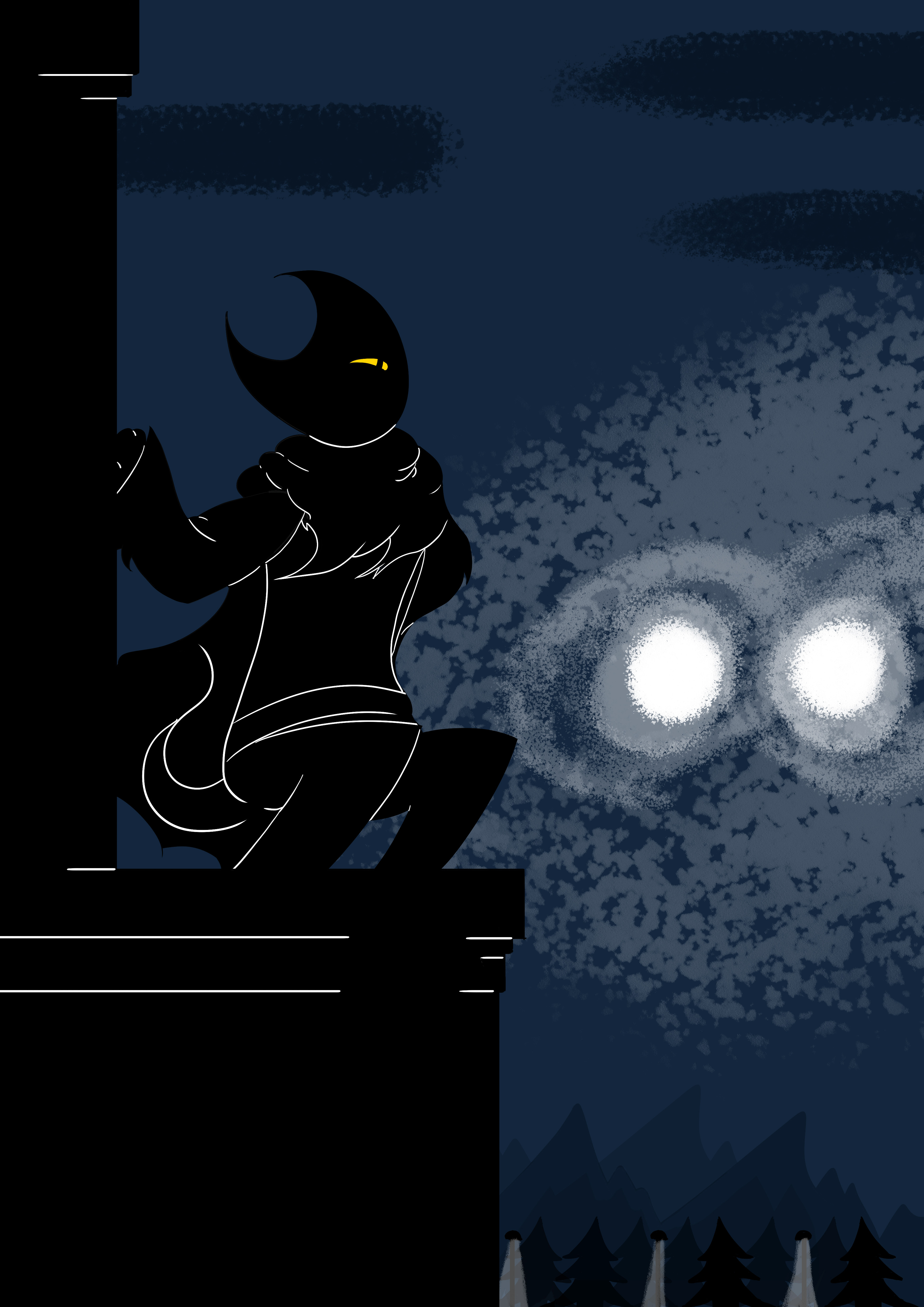 A more revised sketch before truly starting my project