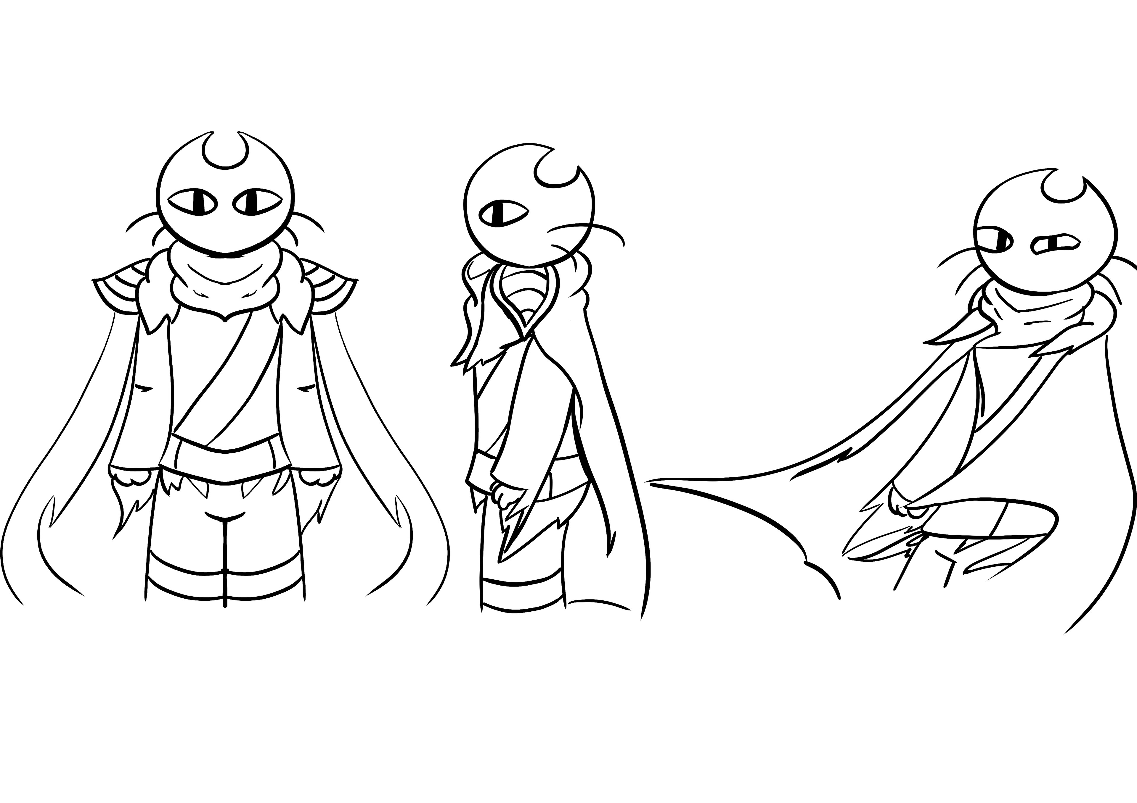 Final Character Design (simplified to be easier to see against dark backgrounds)