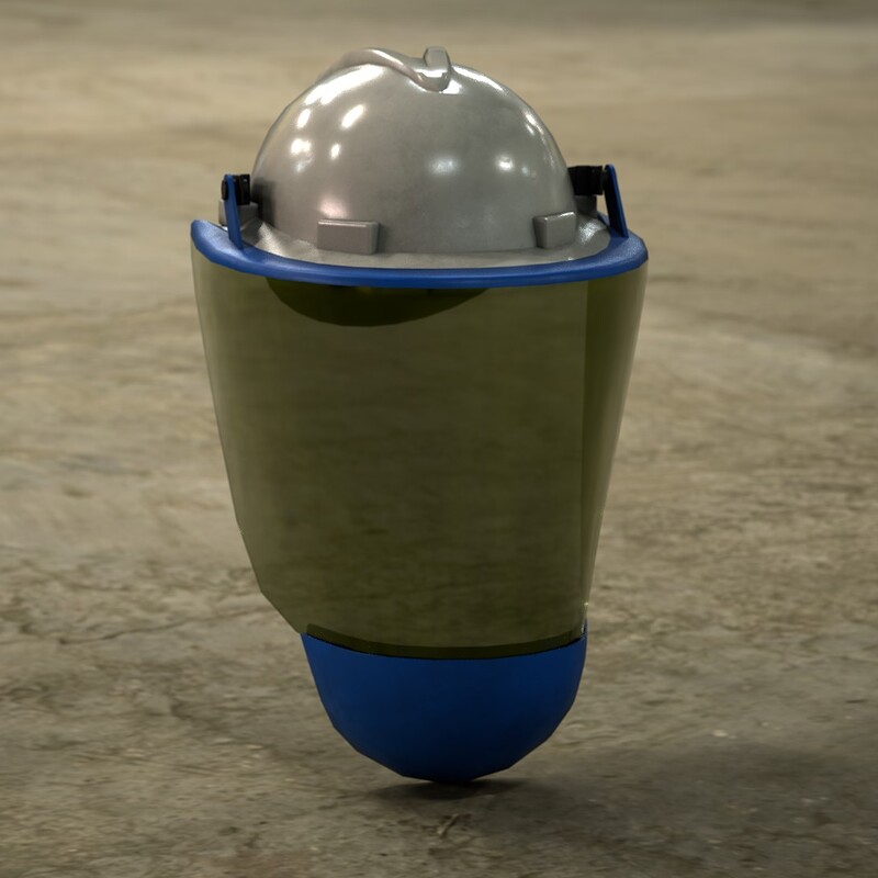 Hard Helmet with Visor