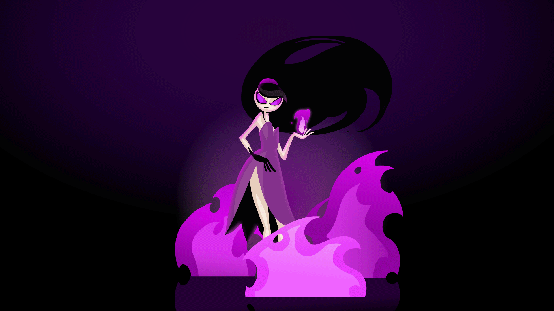 ArtStation - Witch. Animation, image size:1920x1080