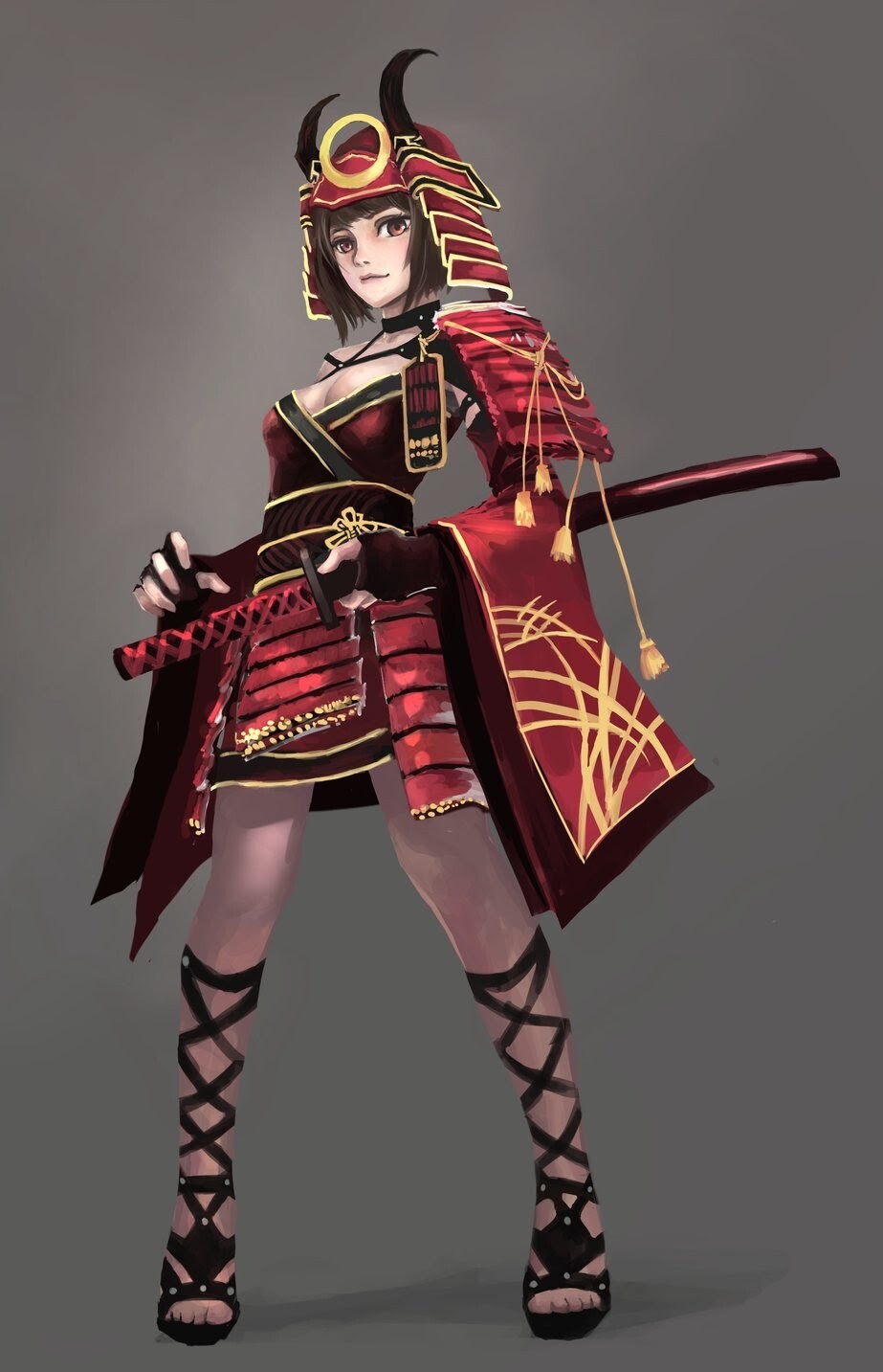 ArtStation - Winged Samurai