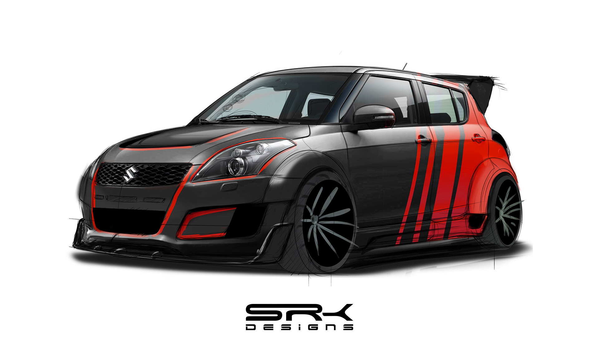 ArtStation - Suzuki Swift Yokohama Demo Car ArtStation - Suzuki Swift Yokohama Demo Car