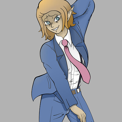 ArtStation - Have some Jojo poses from my friend's oc