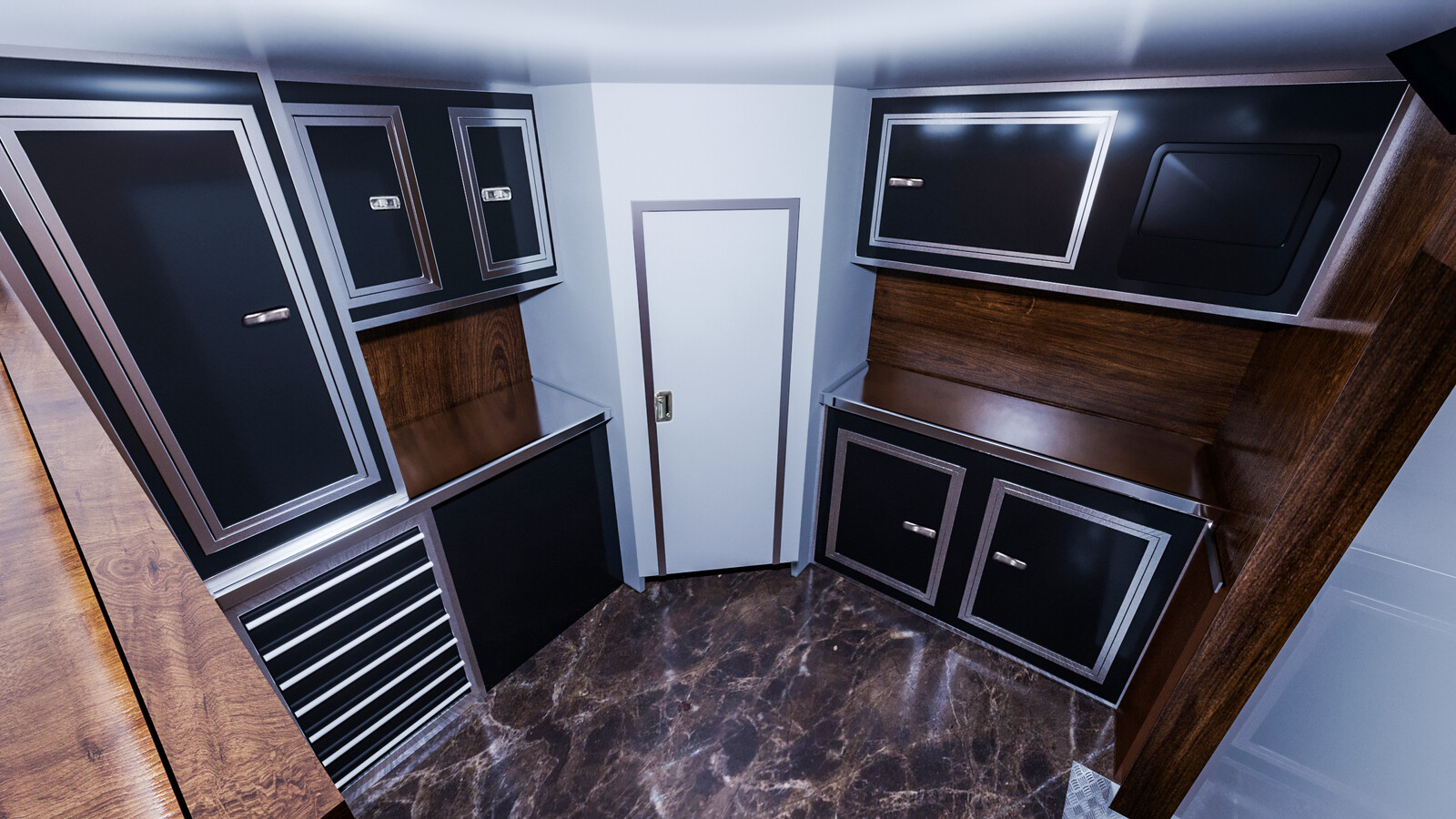 interior renders : kitchen/personal area