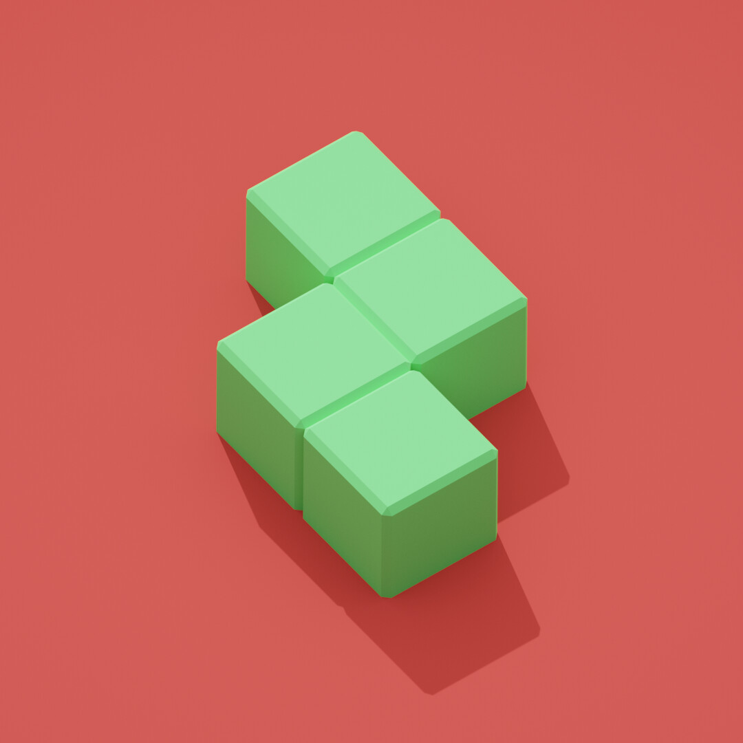 ArtStation Tetris S Block