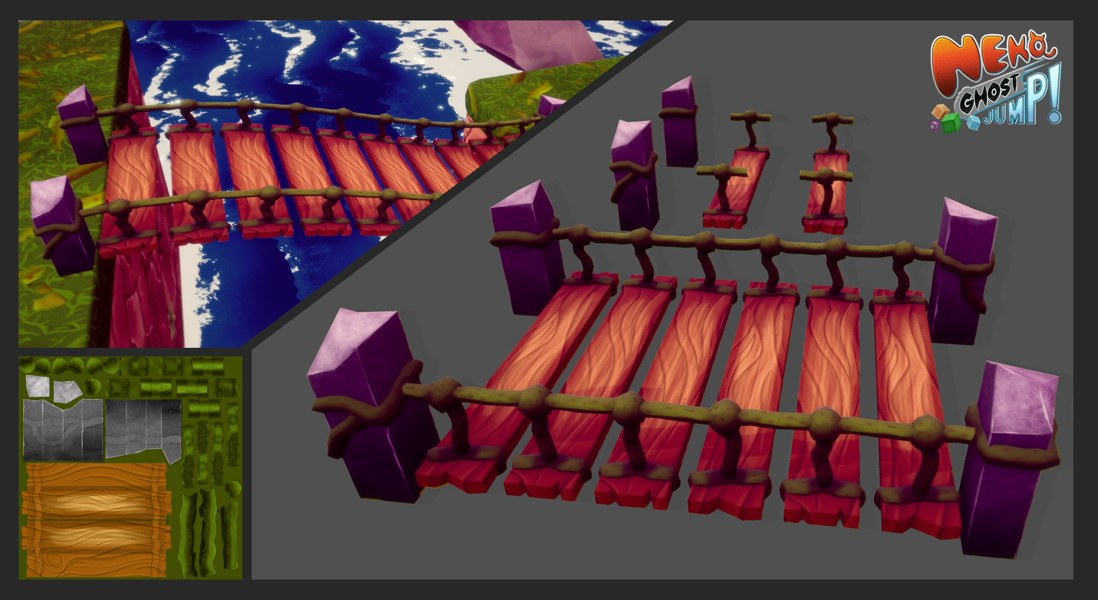 Bridge created for the Jungle Biome Level Select