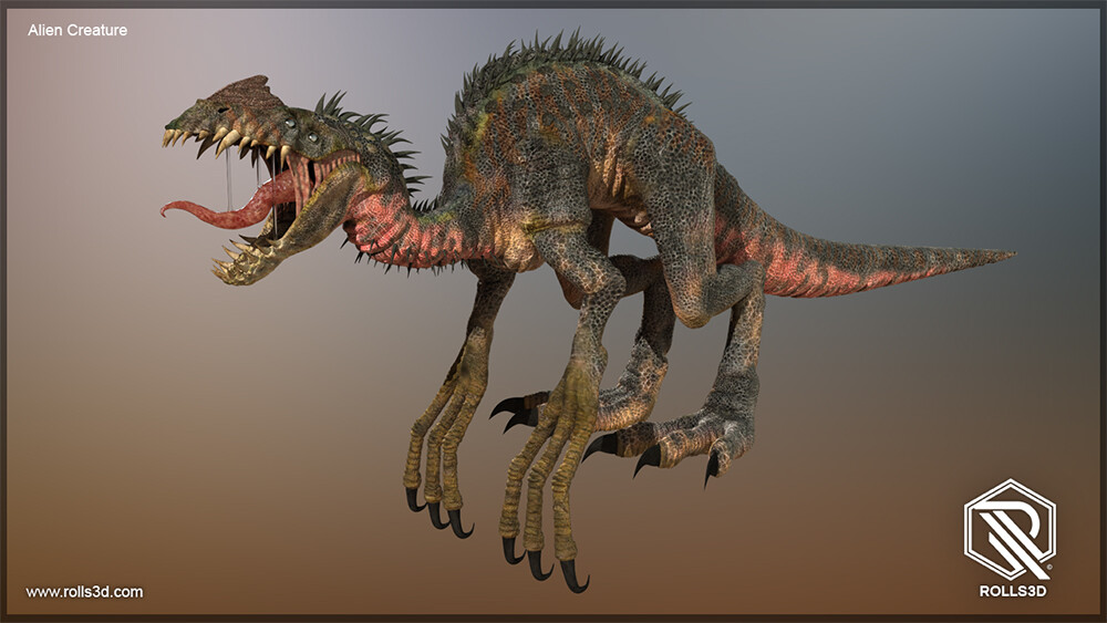 Alien Creature - by Rolls3D