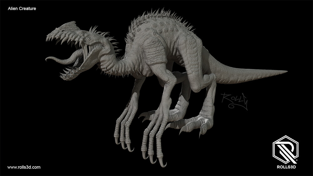 Alien Creature - by Rolls3D