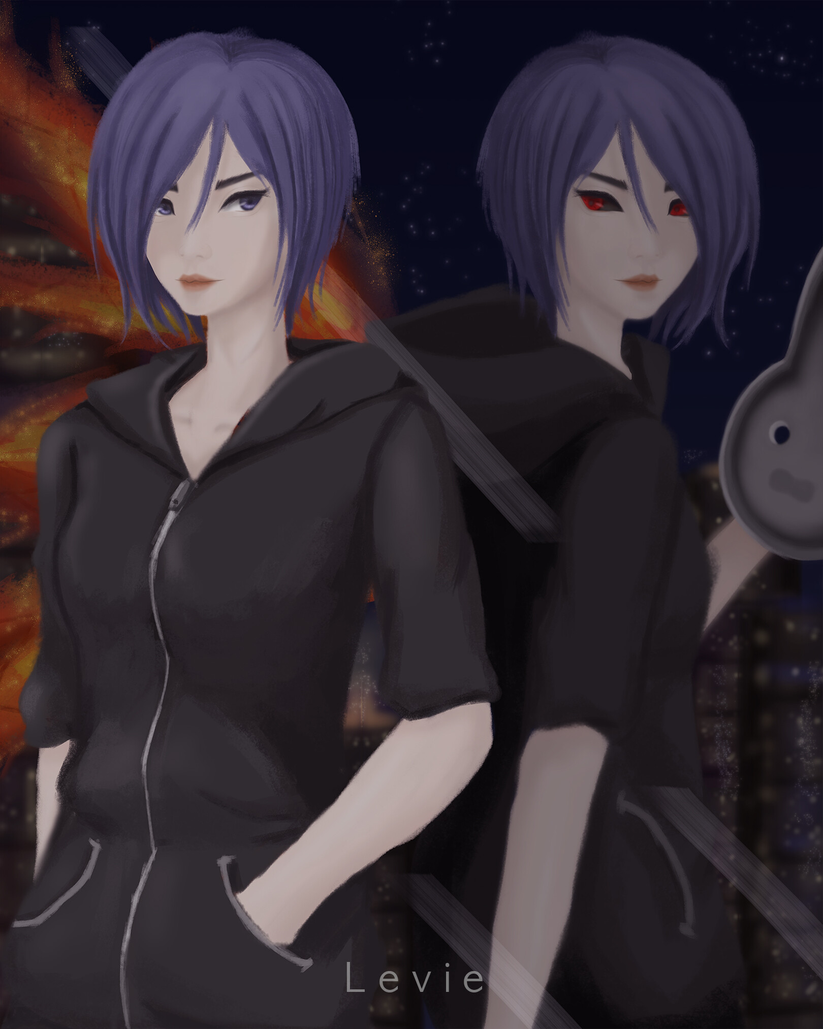 ArtStation Touka Kirishima Tokyo Ghoul