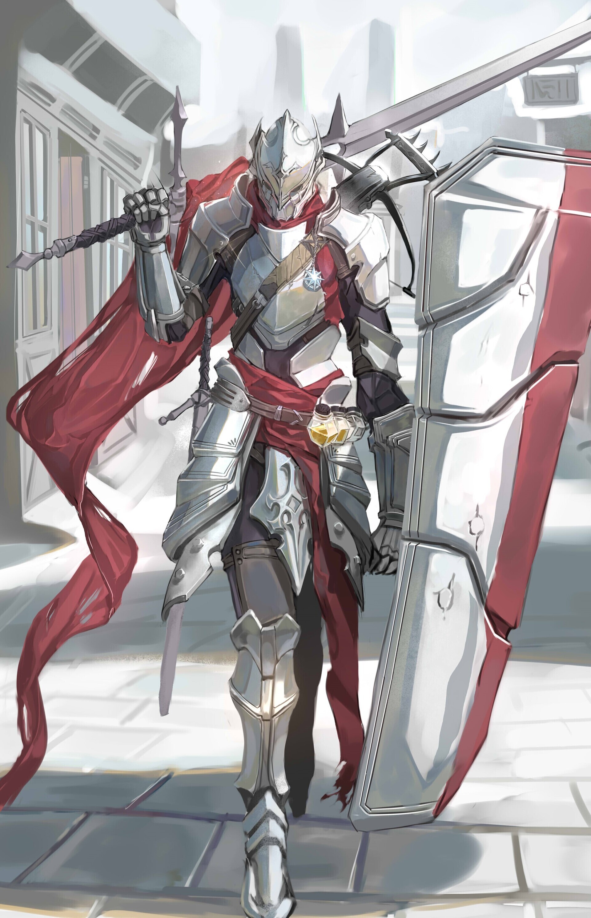 ArtStation - Armored White Knight