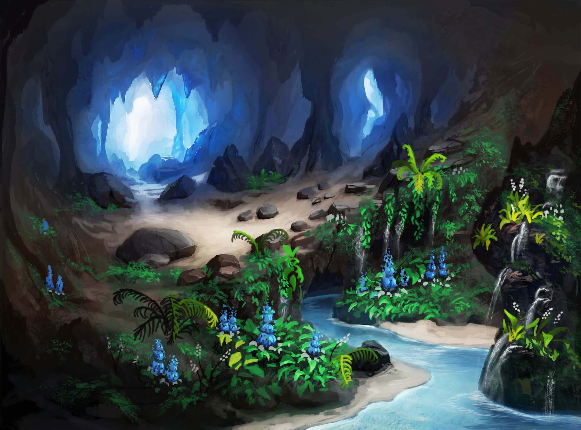 HD anime cave wallpapers  Peakpx