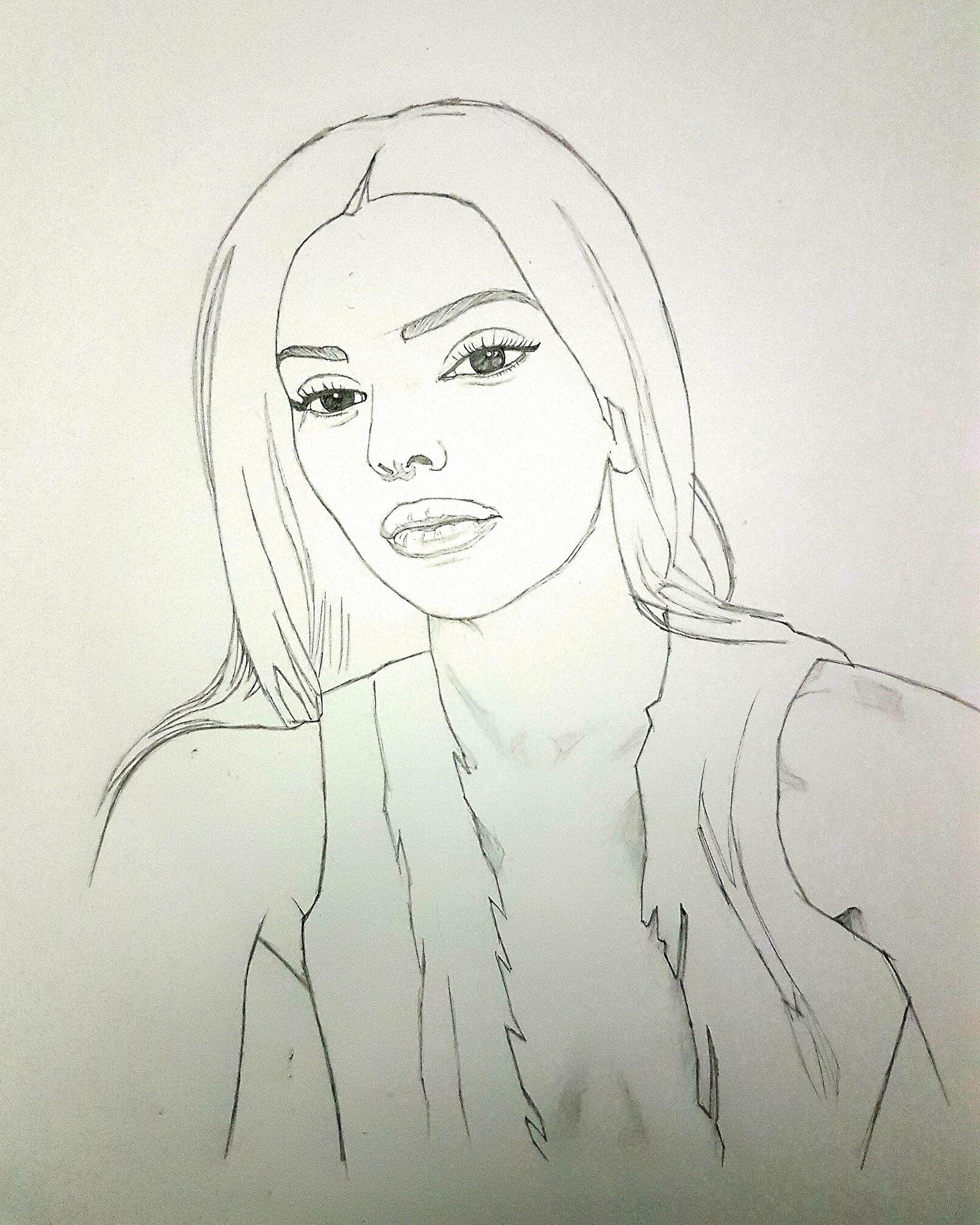 Kendall Jenner  Pencil sketch of Kendall Jenner  tiffanytaimoorazy   Flickr