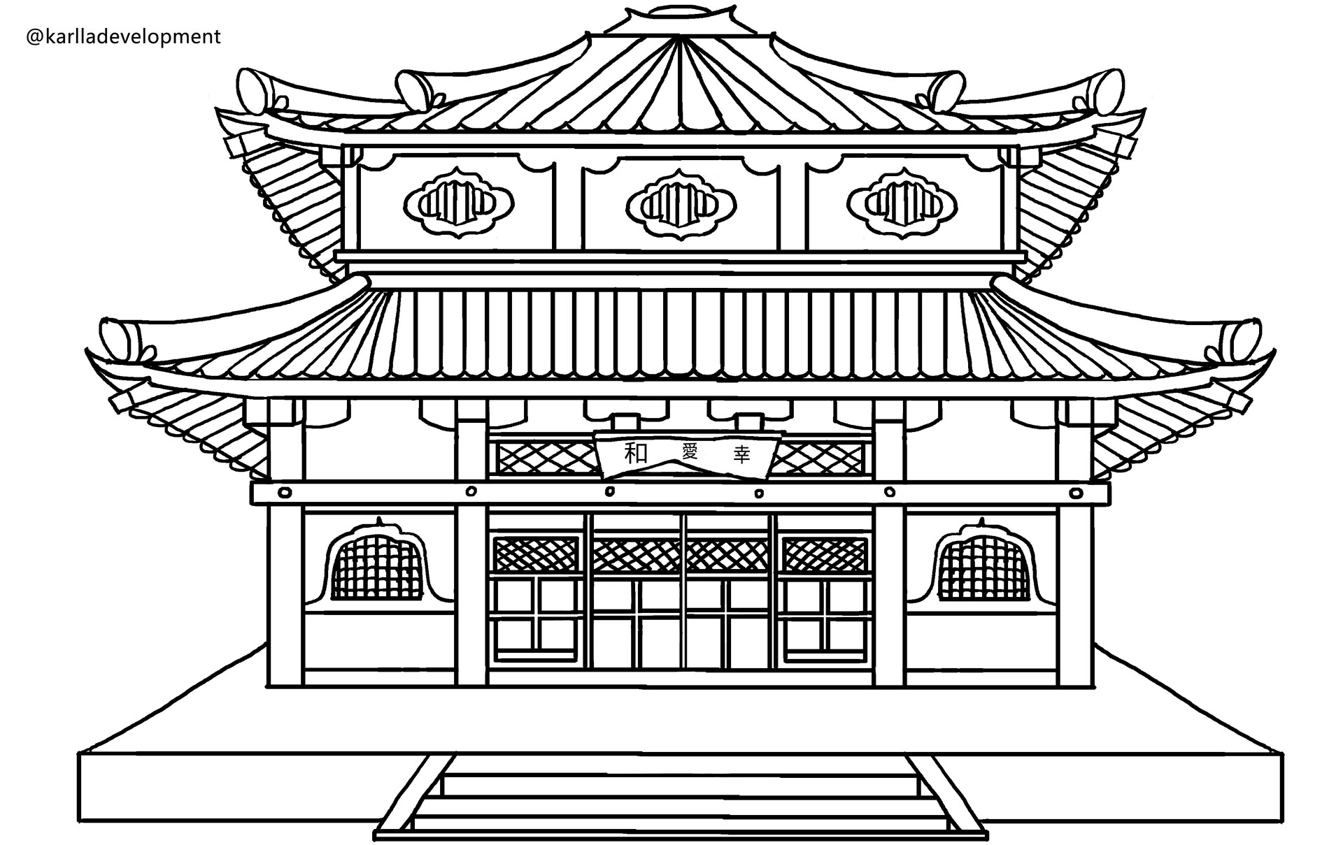 Hokkaido street corner sketch japan illustration imagepicture free  download 401694906lovepikcom