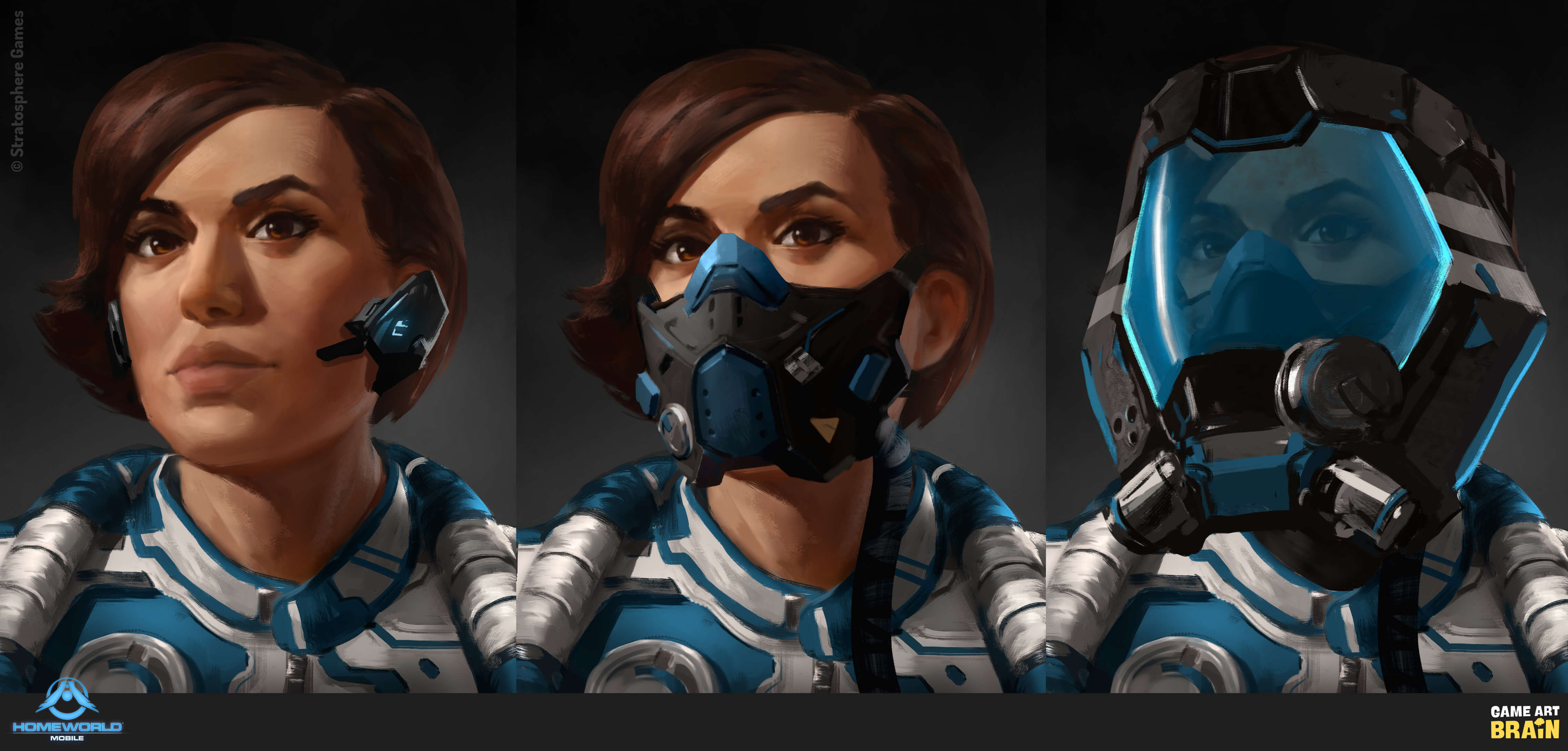 Game Art Brain Creation & Consulting Characters for Homeworld Mobile