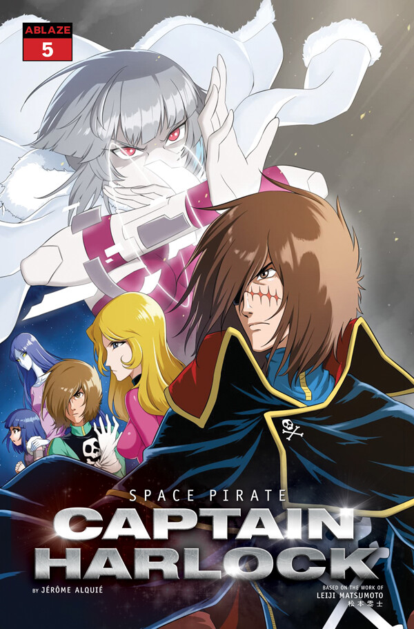 Variant cover artwork for Captain Harlock