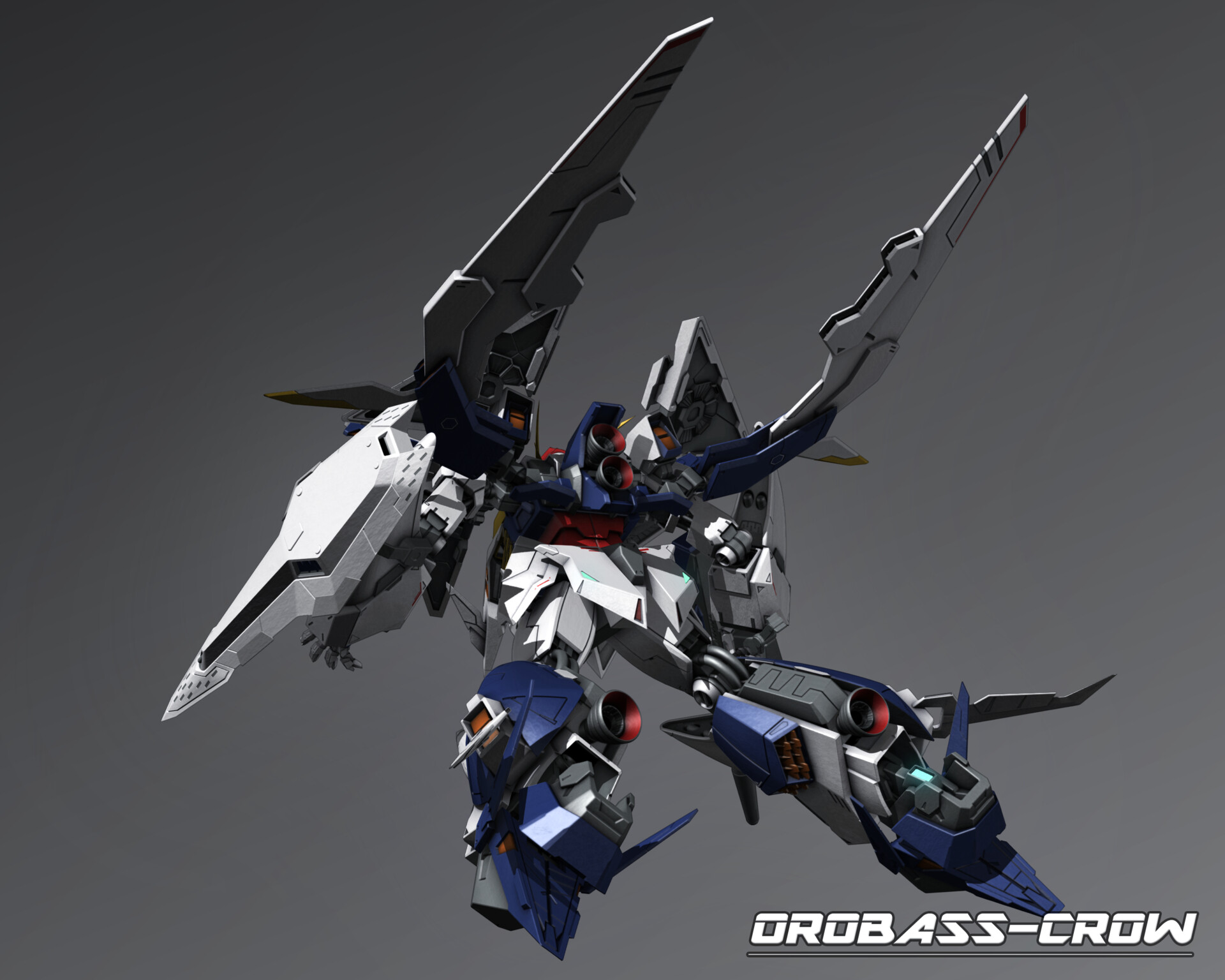 Artstation 3d Model Rx 105 Xi Gundam