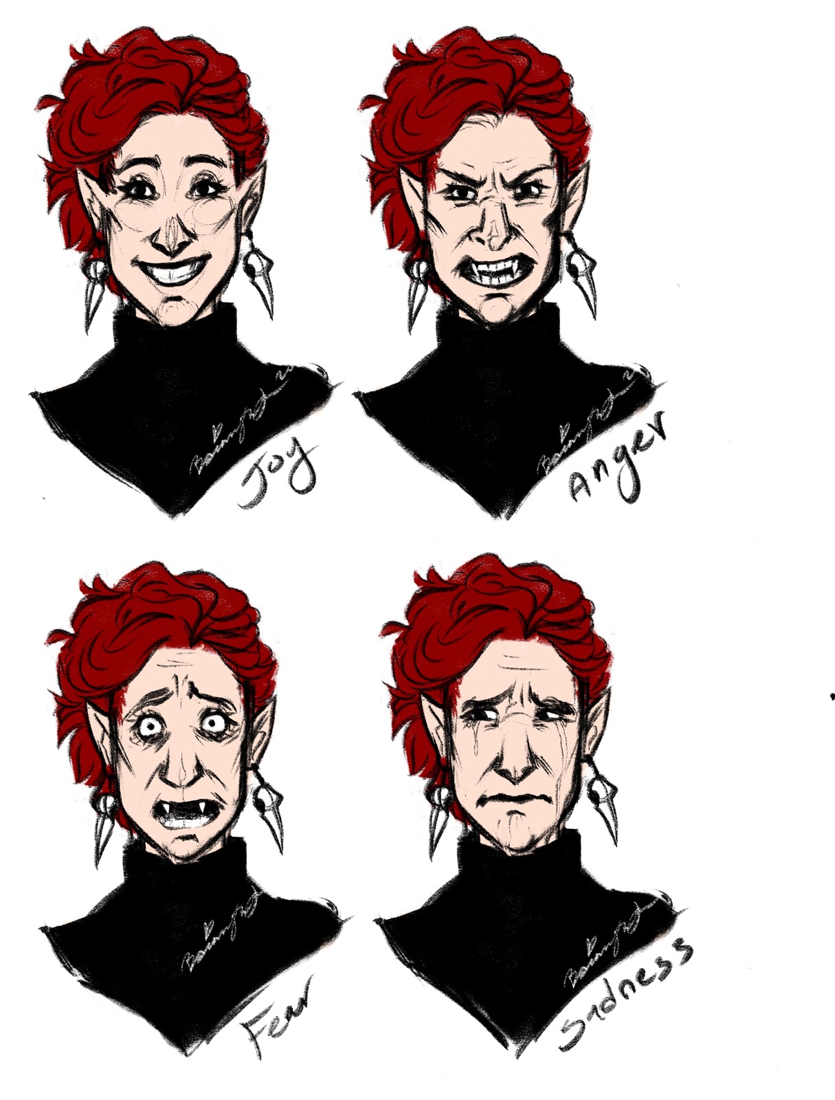 Brianna Love Character Expressions