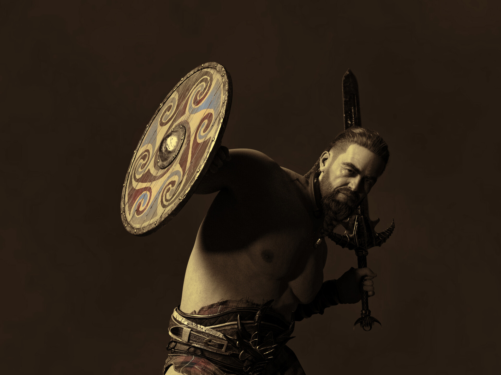 ArtStation - Warrior kallaikoi.