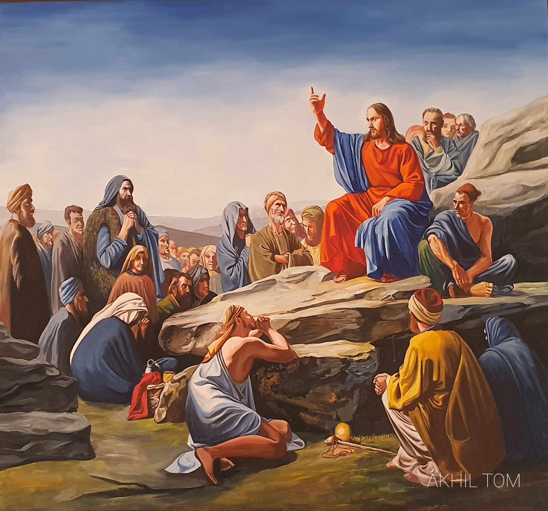ArtStation - Jesus speech from the mountain
