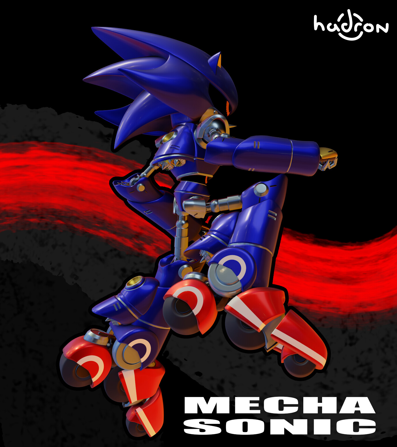 Fanart] Mecha Sonic on Behance