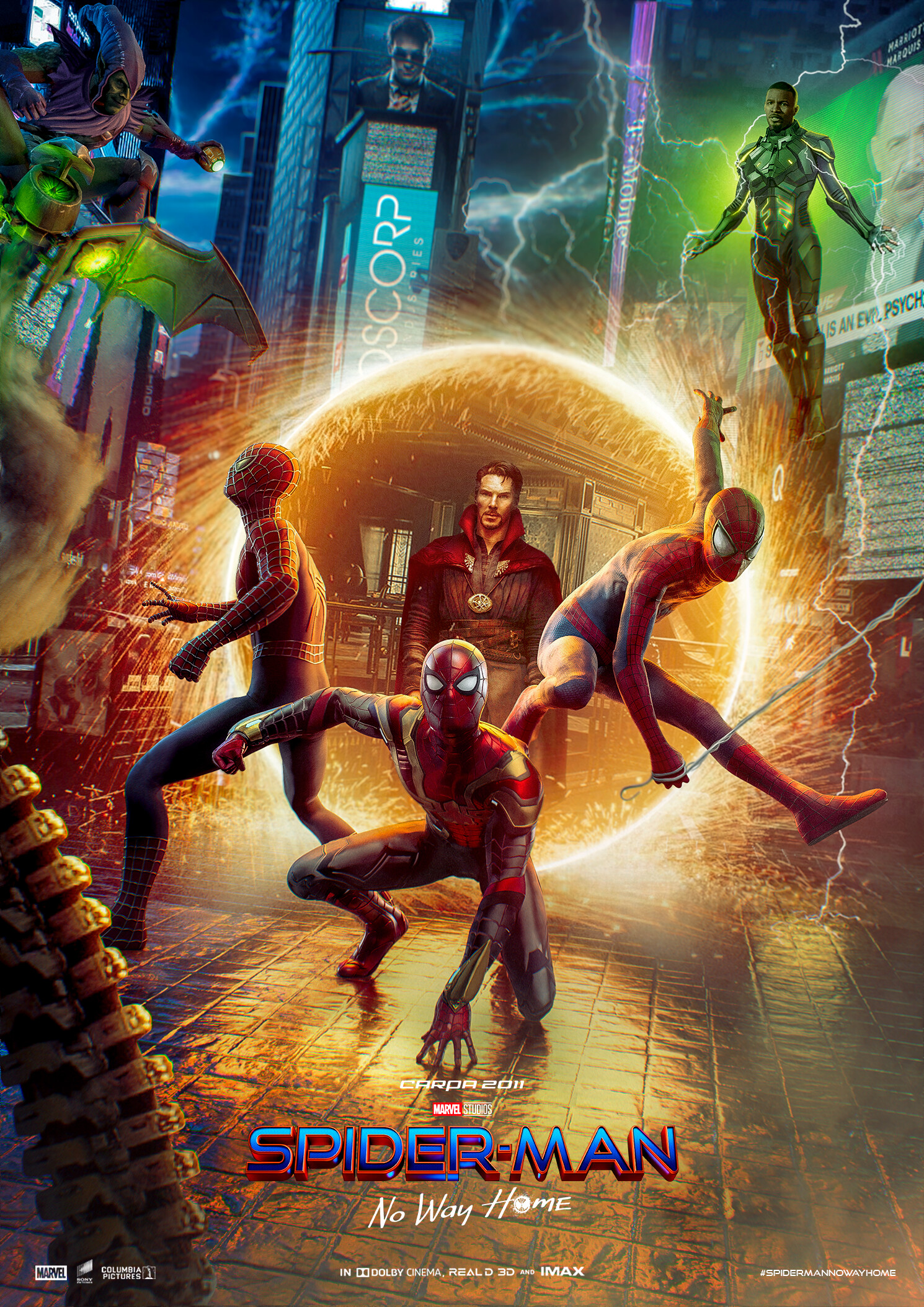 Spider man no way home poster