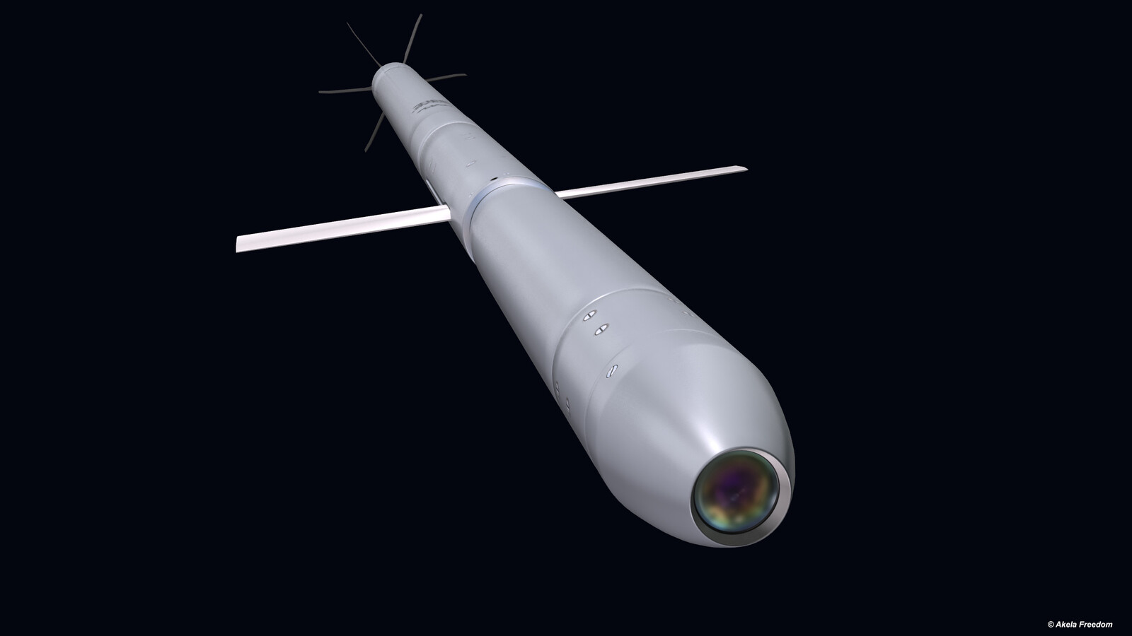 S-8L Laser Guided Rocket

Link for 3D model:
https://www.cgtrader.com/3d-models/military/rocketry/s-8l-laser-guided-rocket