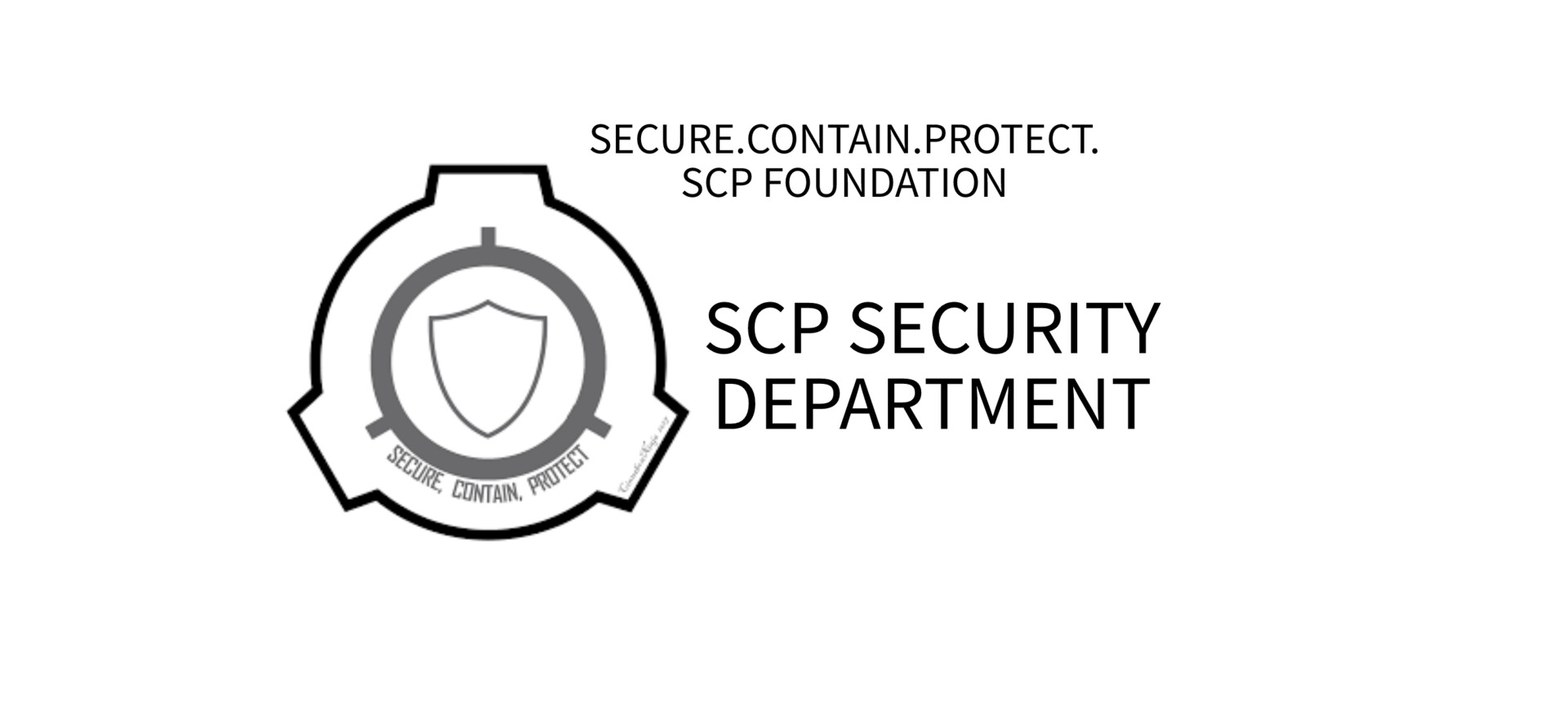 SCP Foundation logo drawing