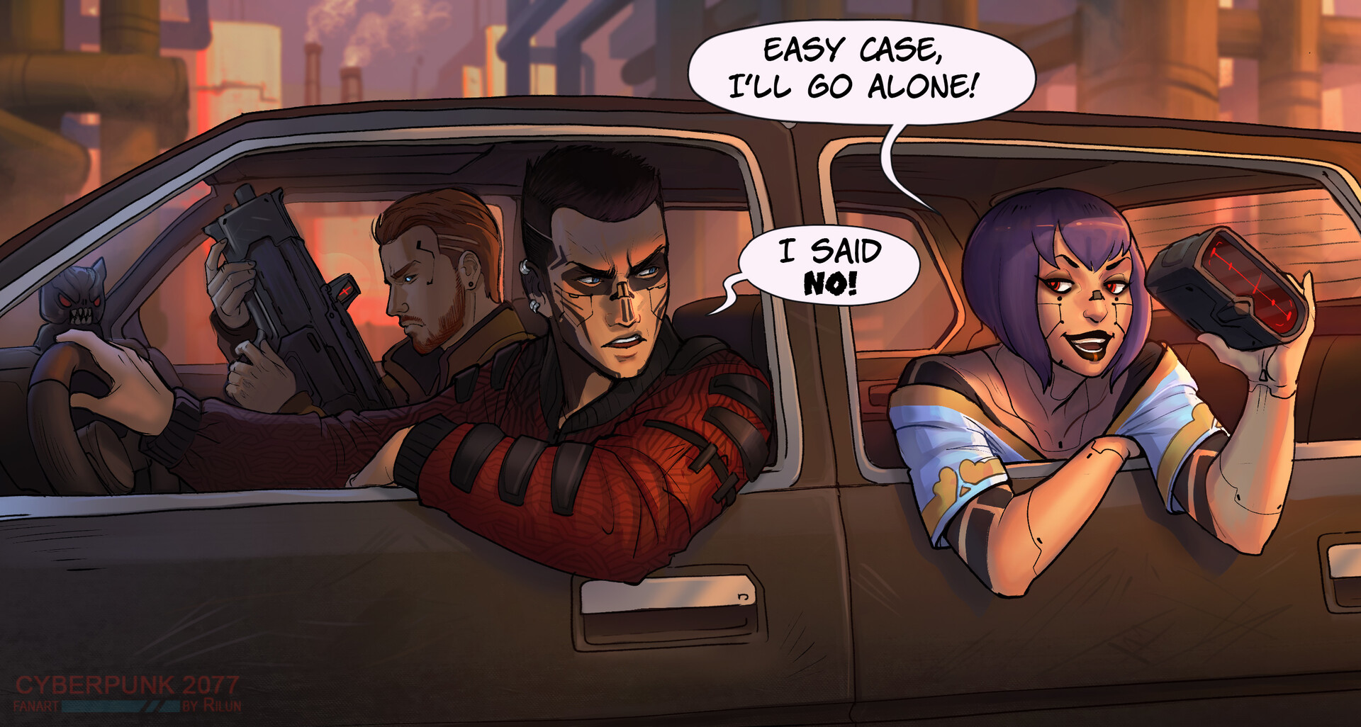 Cyberpunk 2077 fan art discount
