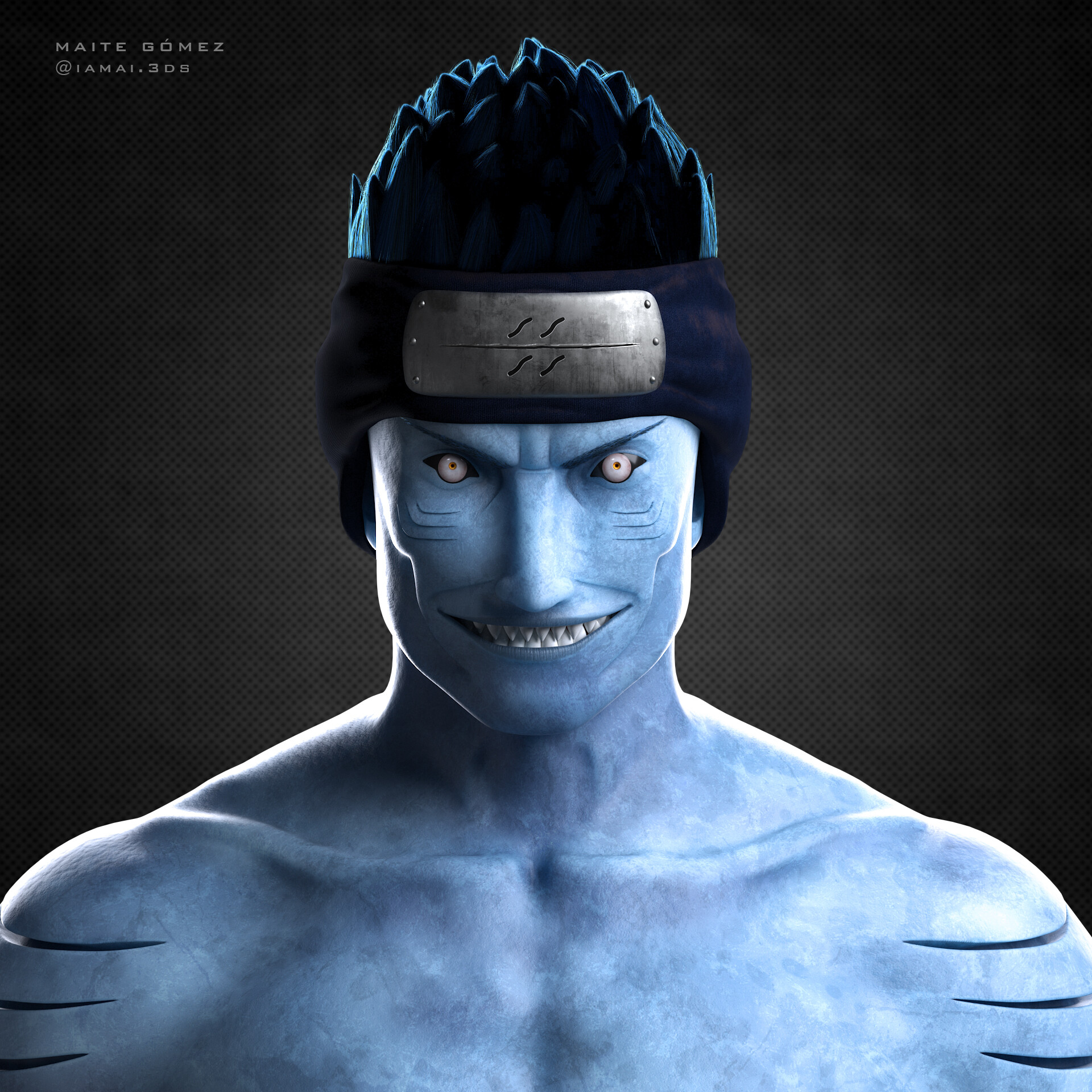 Artstation Kisame Hoshigaki 干柿鬼鮫