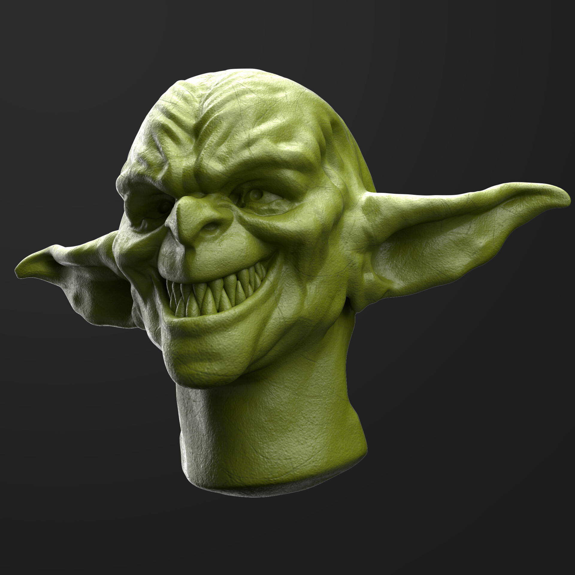 ArtStation Goblin Head Sculpt, Max Ouaddane