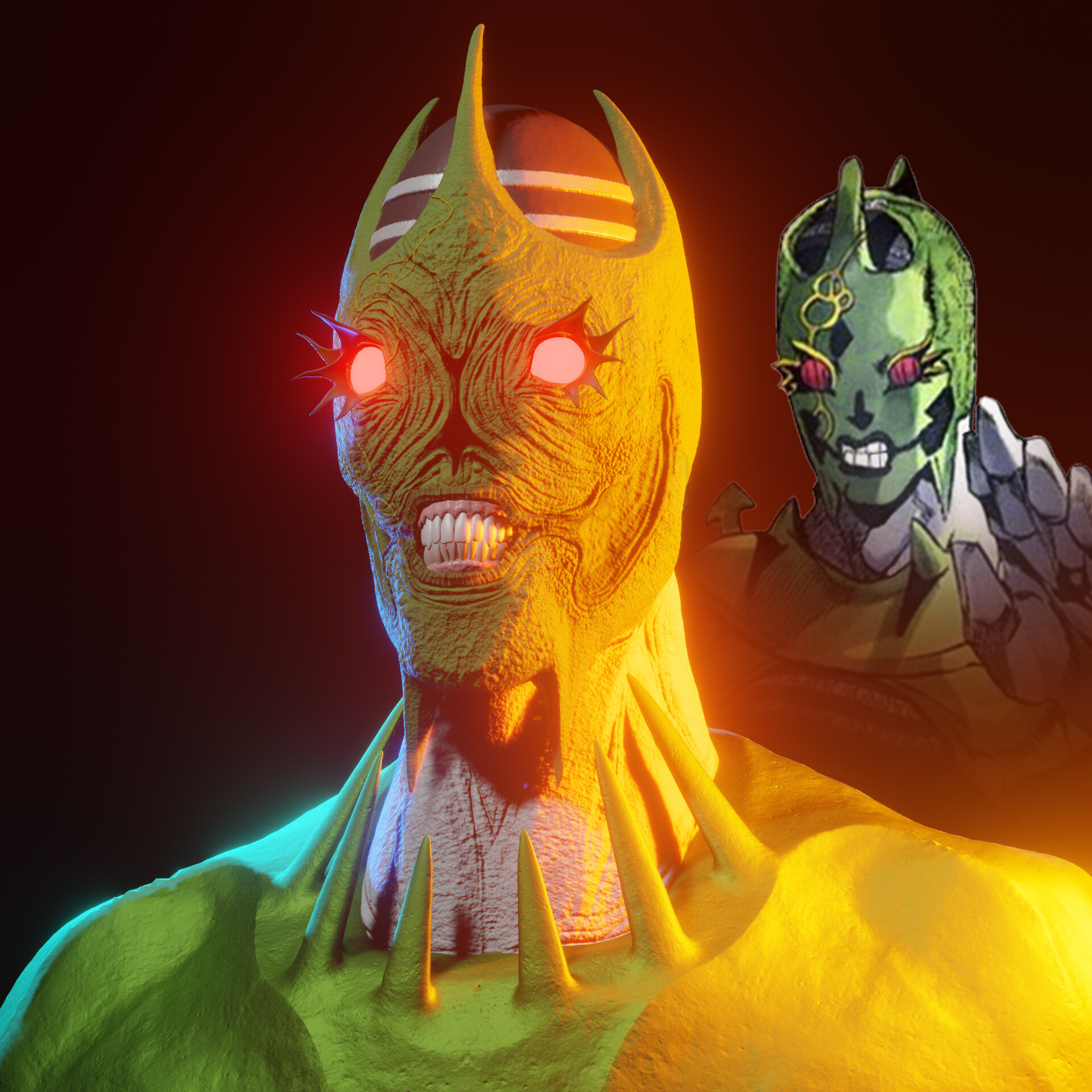 Dmytro Gorbenko - C-Moon from JJBA fan 3D live action design