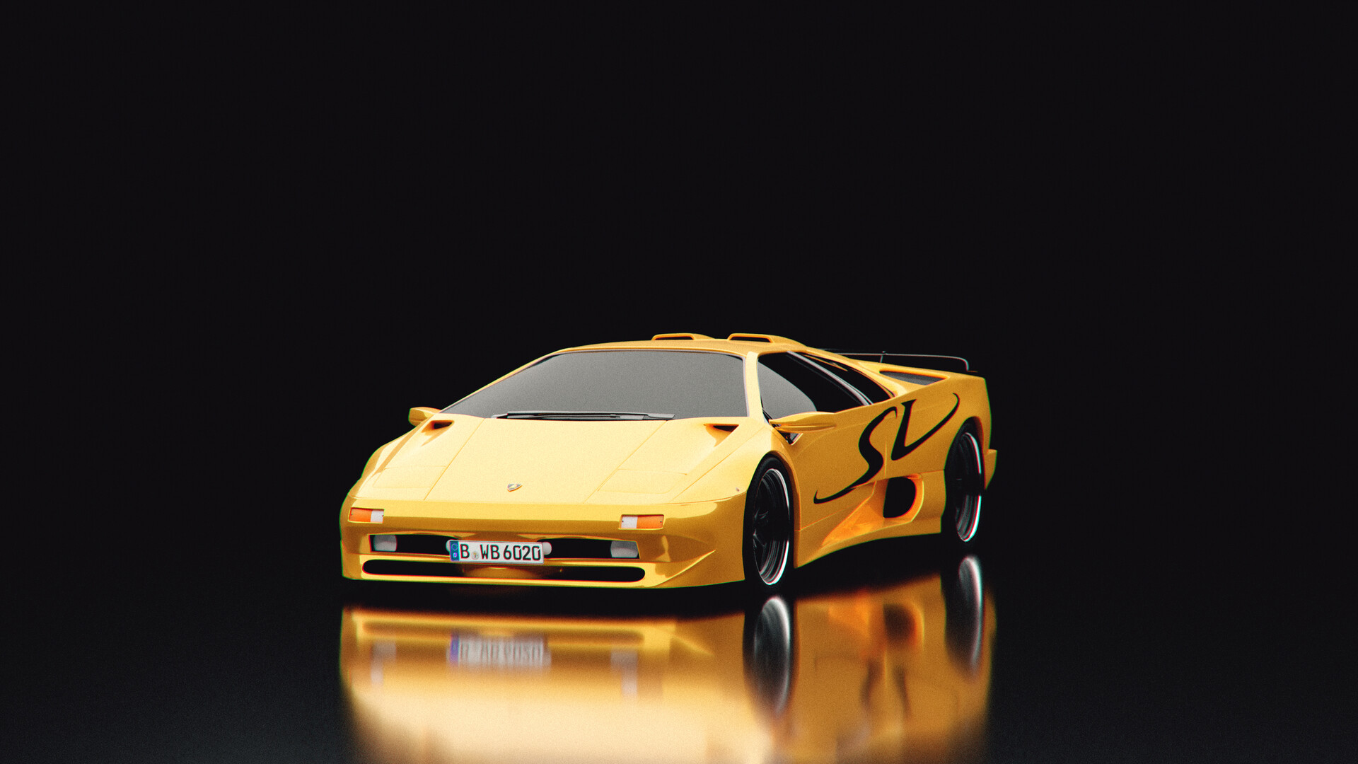 Lamborghini Diablo Обои