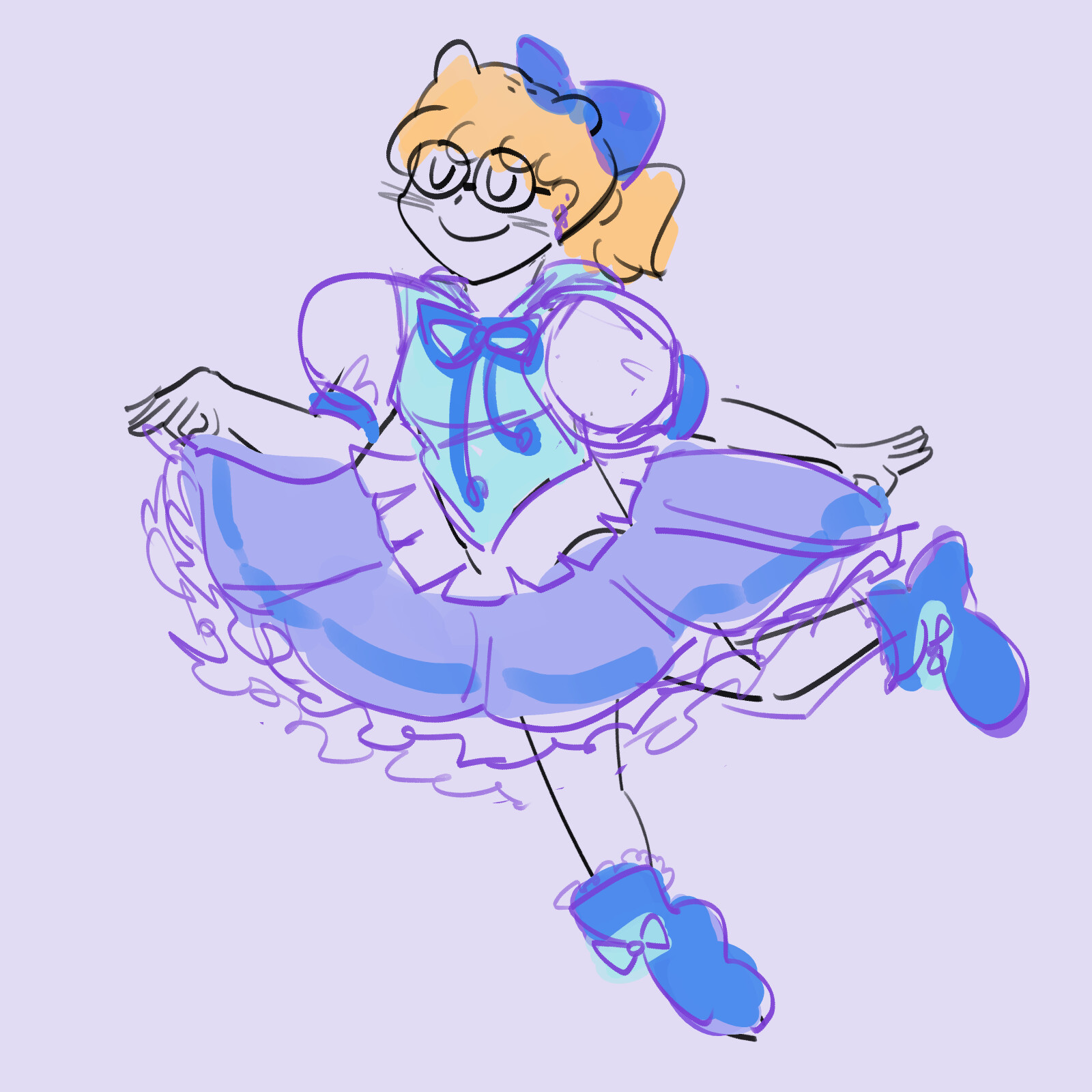 Rough sketch + Colours