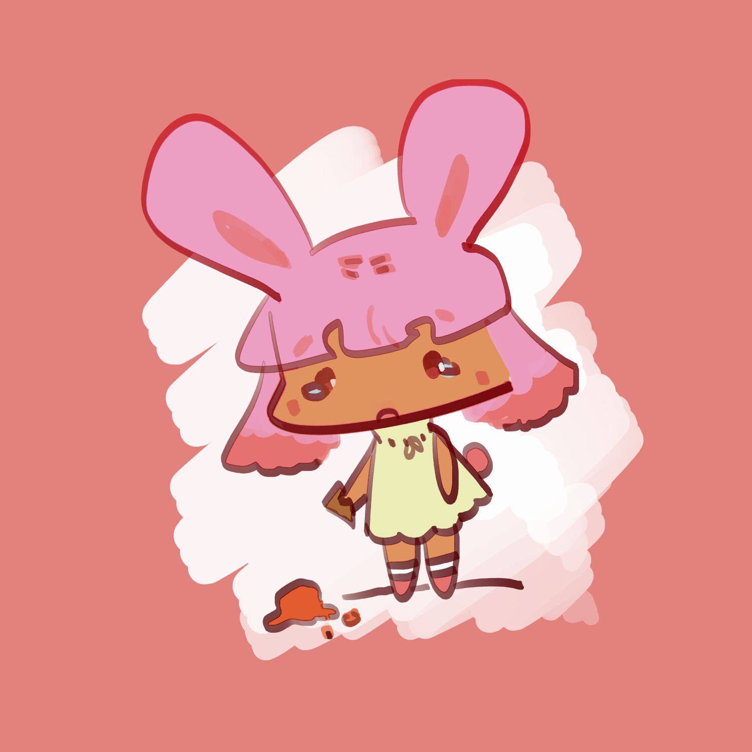 A sad bunny... No relation?