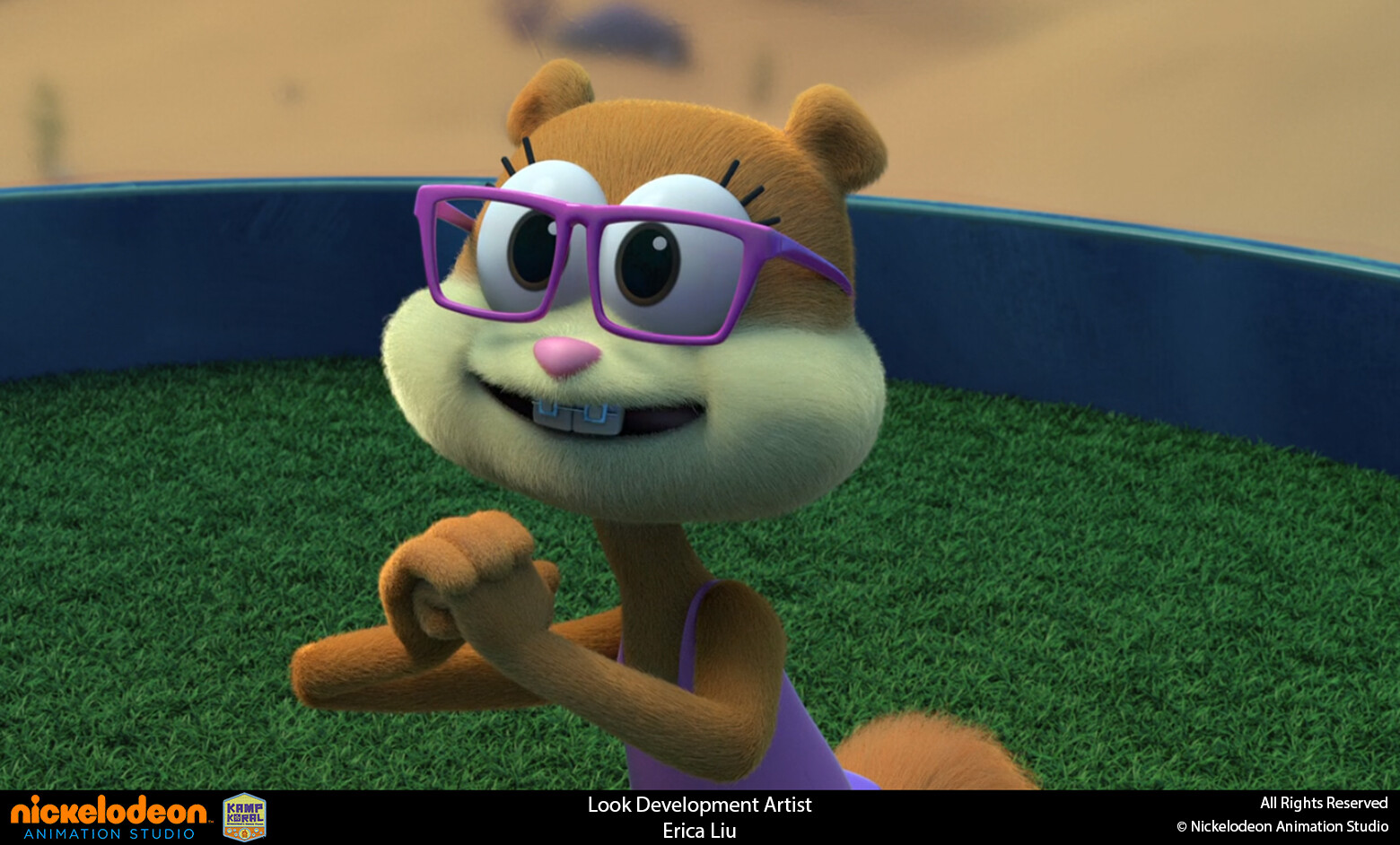 Responsible for bathing suit texture and groom for Sandy Swimsuit variant based off original Sandy's suit groom