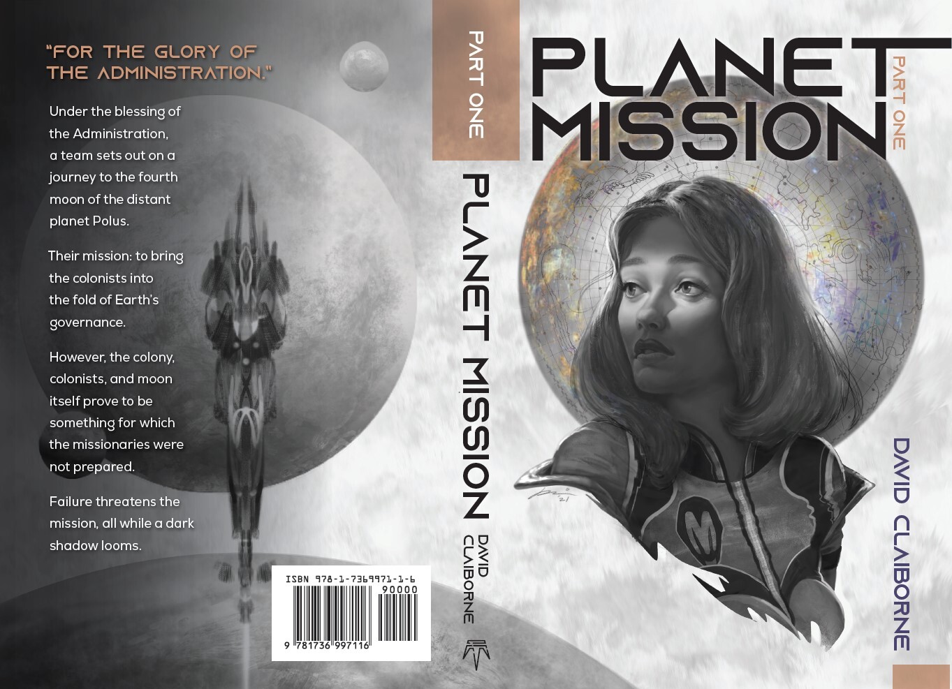 Finished product with masthead, spine and text/graphics