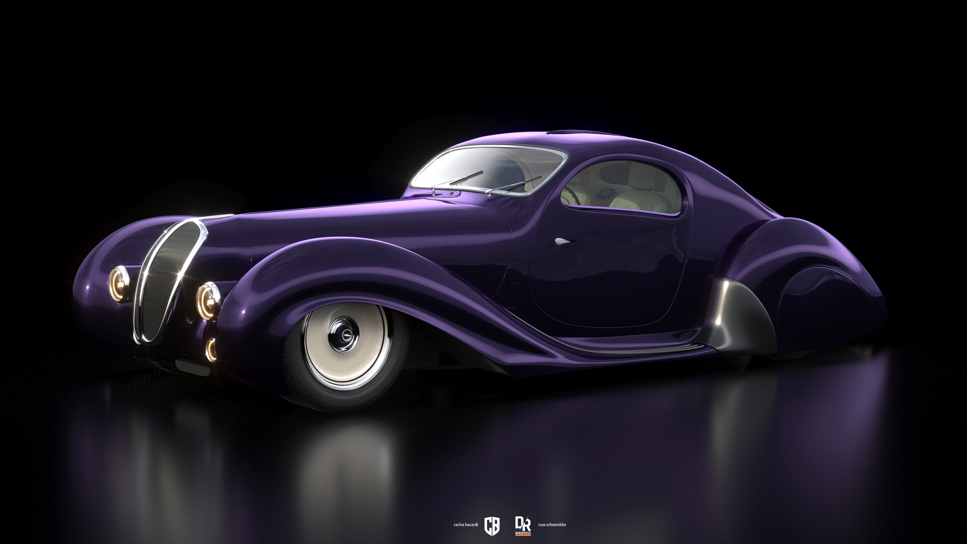 Carlos Bacardi - La Torrent Violet Foncé