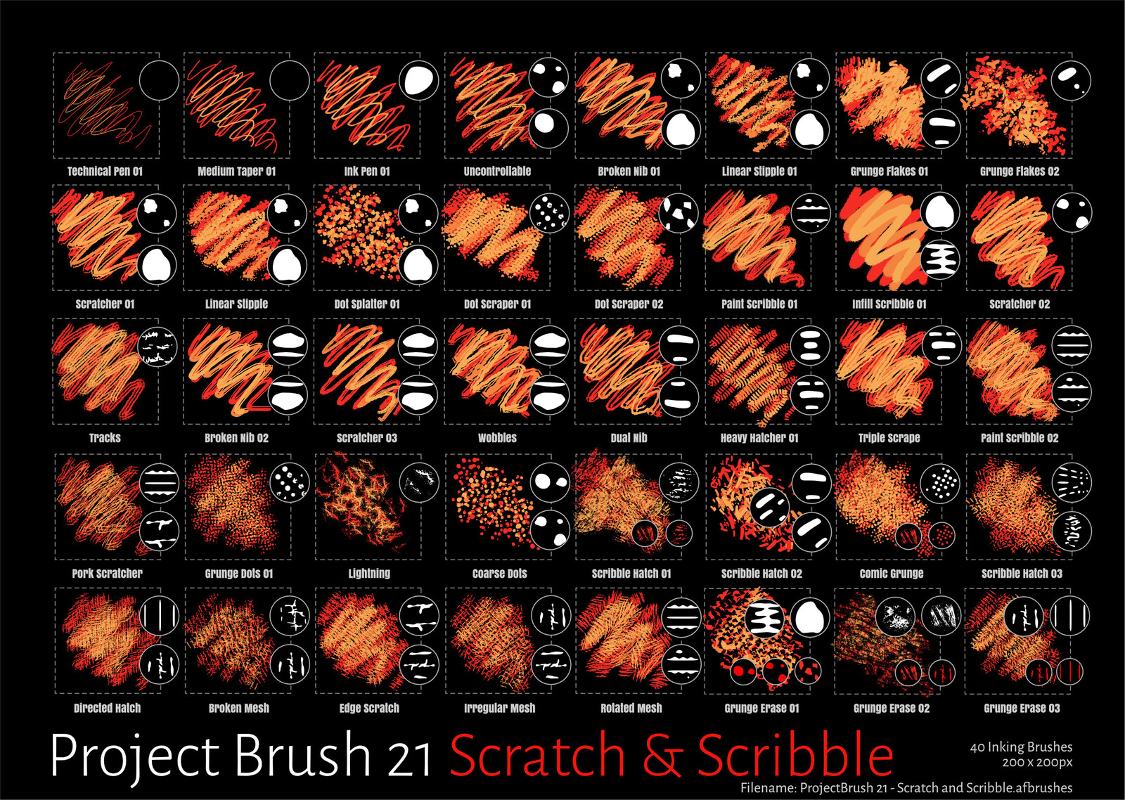 Project Brush 21: Scratch &amp; Scribble