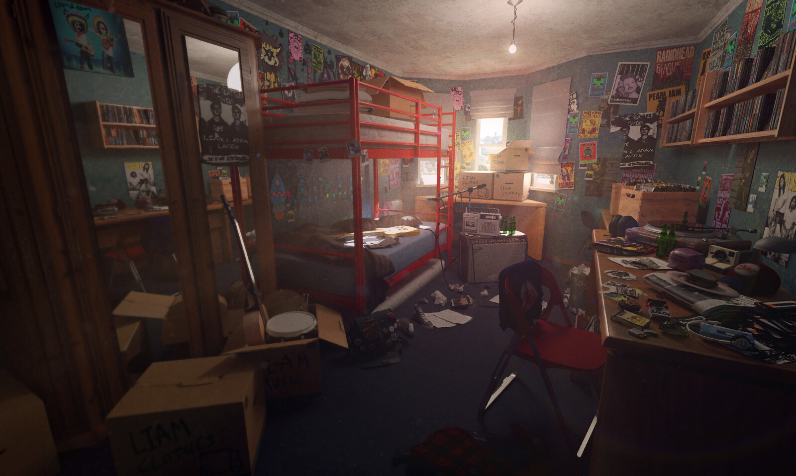90's Teenager Bedroom
