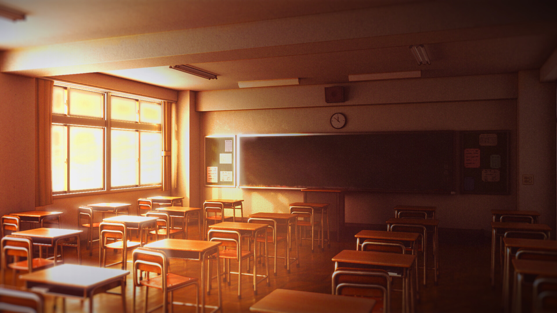 japanese high school classroom