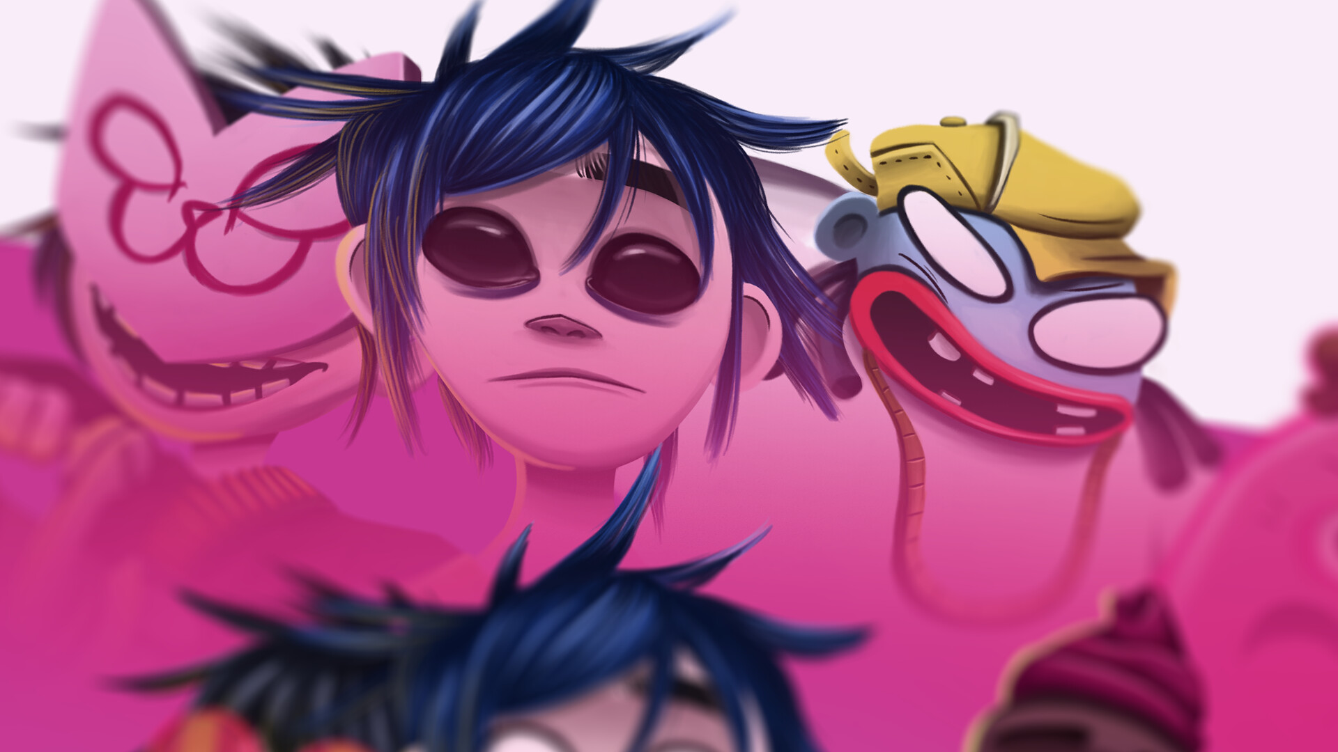 Vinícius Bittencourt - Gorillaz - Fan Art, image size:1920x1080