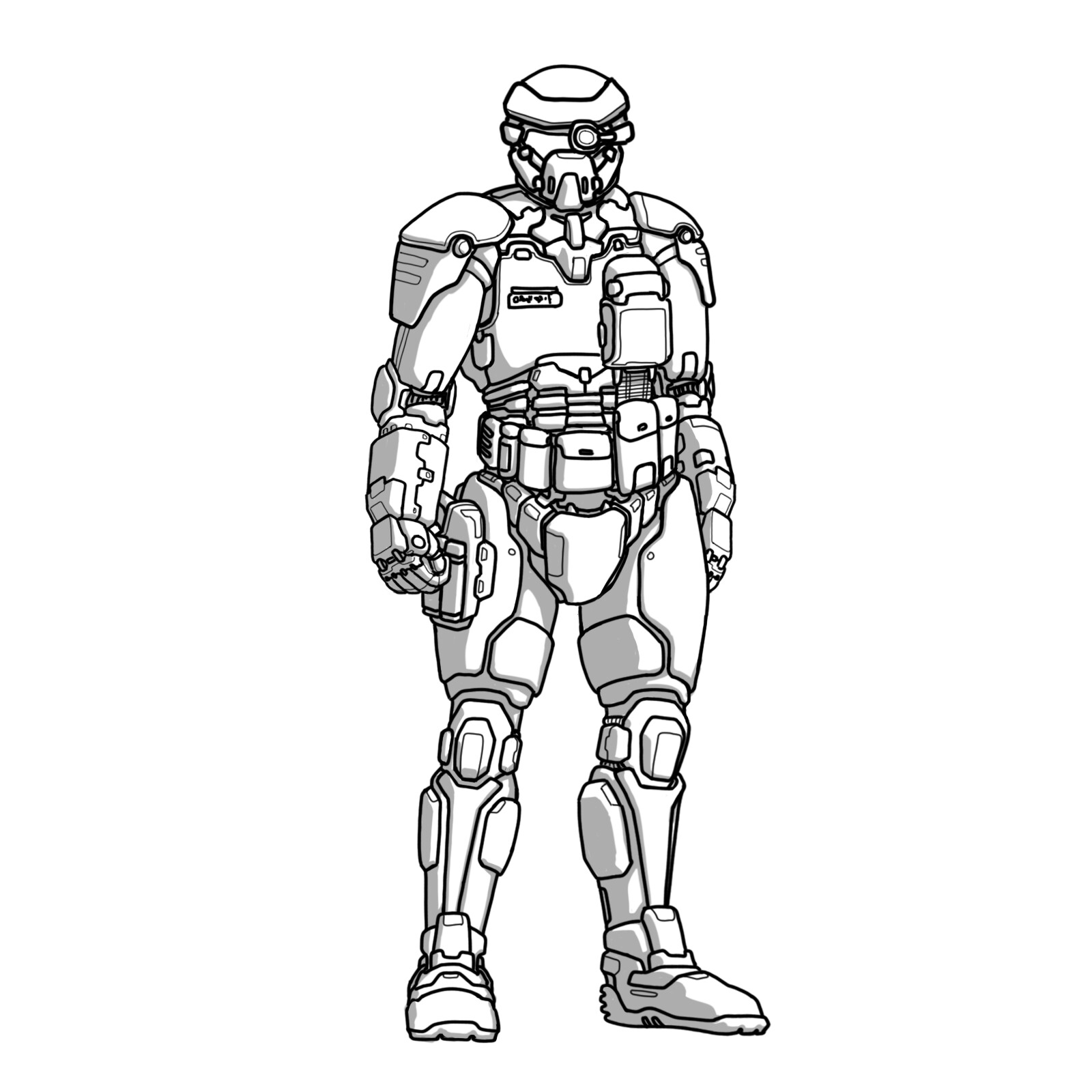 ArtStation - Пилот \"Канонир\" для СТОМПа