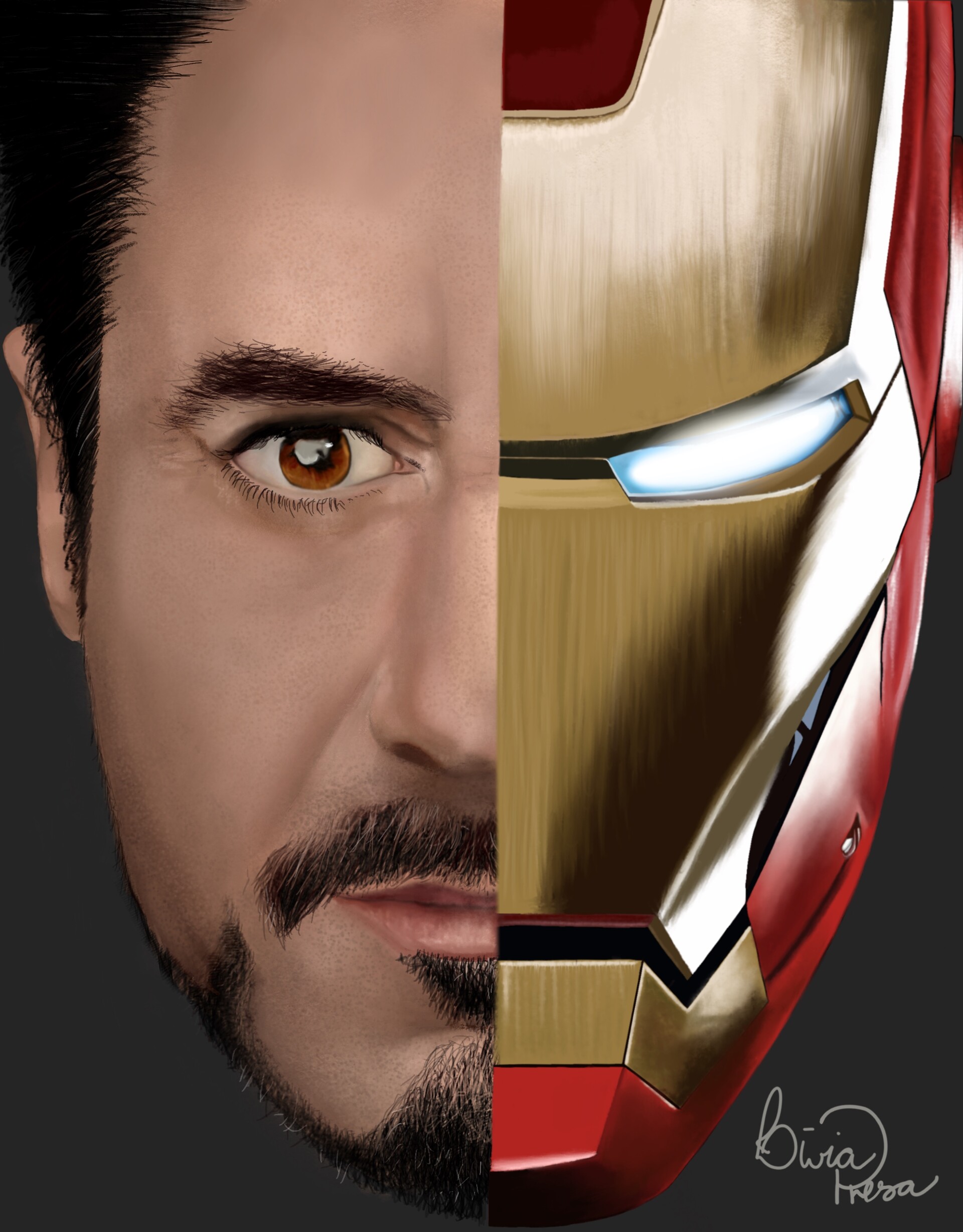 ArtStation - Tony Stark - Iron Man